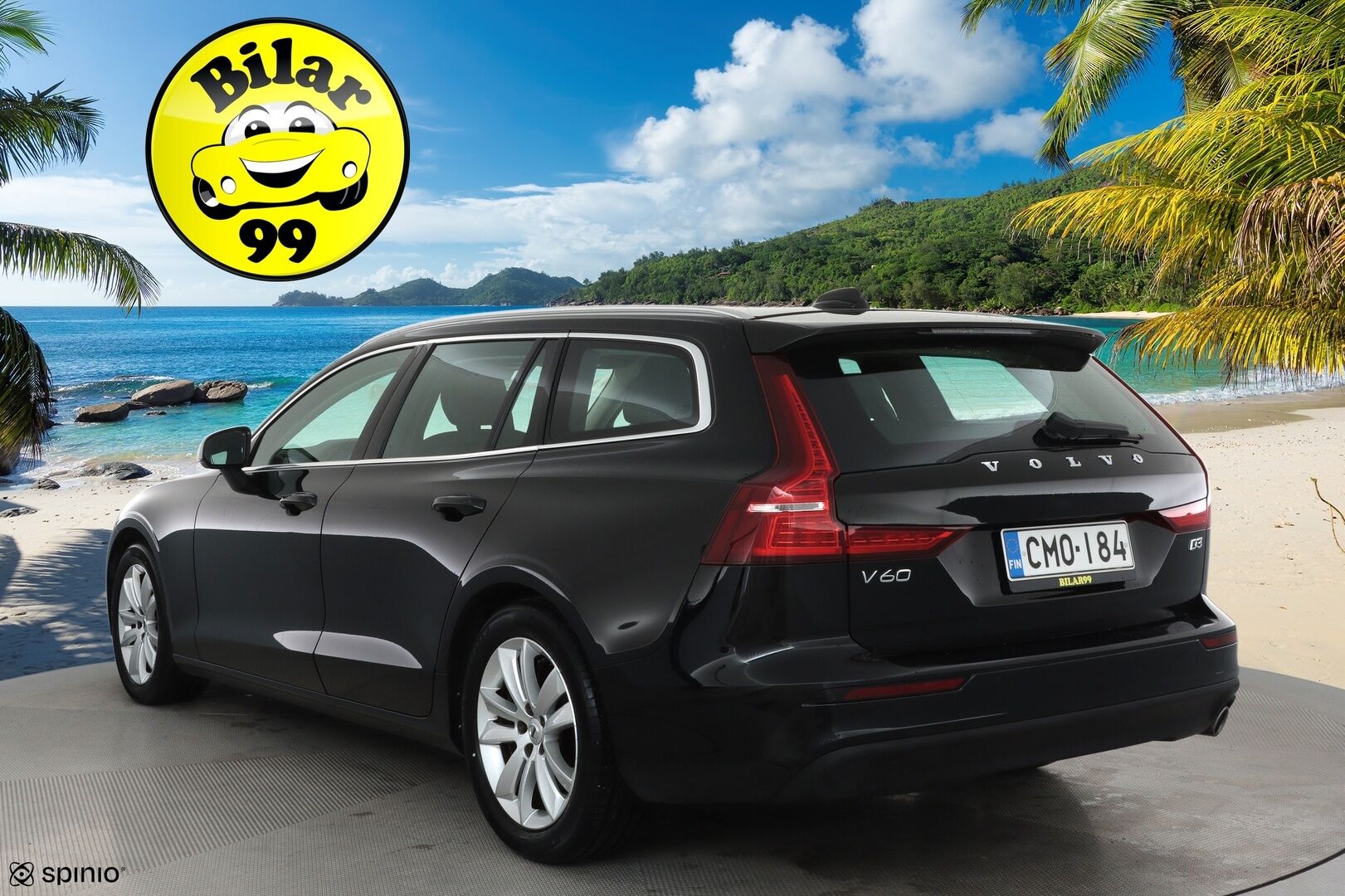 Volvo V60 2019 D3 Business aut **Webasto / P.Tutkat / LED-valot / Navi / Kaistavahti / KeylessGO** - 1-om Suomi-auto / Kahdet Renkaat