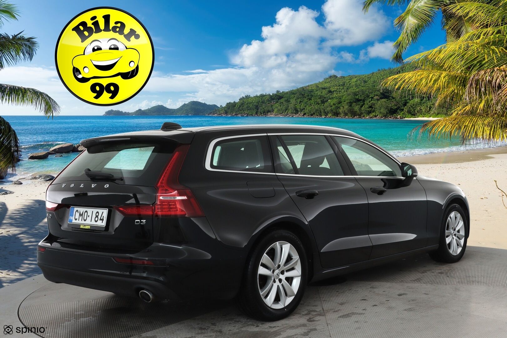 Volvo V60 2019 D3 Business aut **Webasto / P.Tutkat / LED-valot / Navi / Kaistavahti / KeylessGO** - 1-om Suomi-auto / Kahdet Renkaat