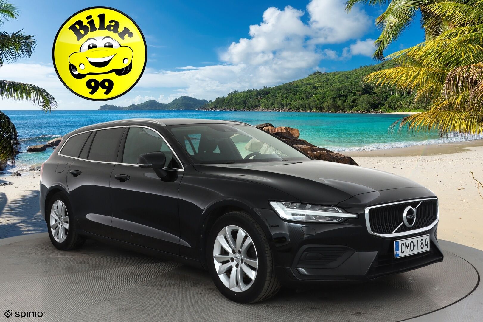 Volvo V60 2019 D3 Business aut **Webasto / P.Tutkat / LED-valot / Navi / Kaistavahti / KeylessGO** - 1-om Suomi-auto / Kahdet Renkaat / Dynamic alusta / Audio High performance