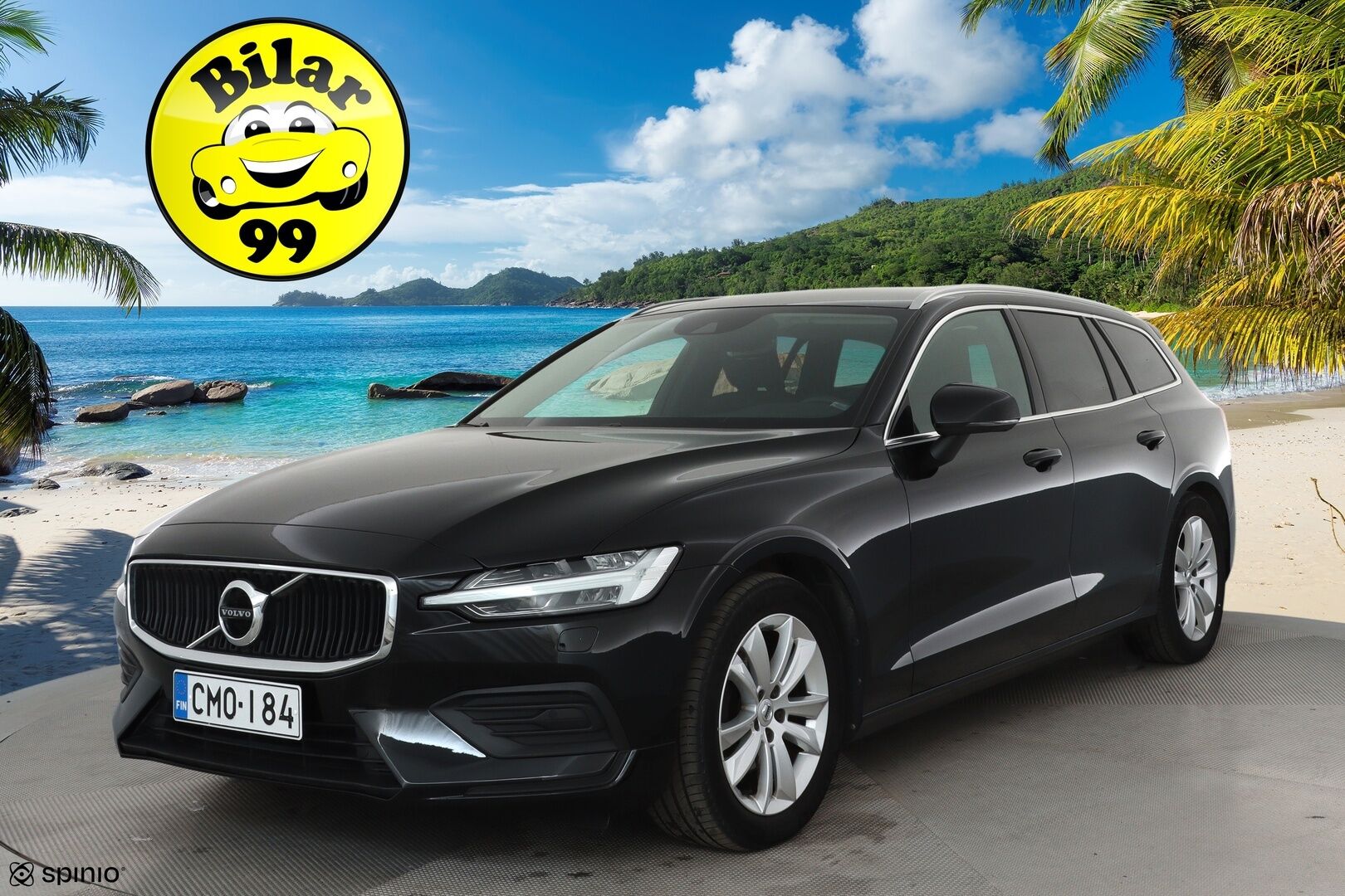 Volvo V60 2019 D3 Business aut **Webasto / P.Tutkat / LED-valot / Navi / Kaistavahti / KeylessGO** - 1-om Suomi-auto / Kahdet Renkaat / Dynamic alusta / Audio High performance