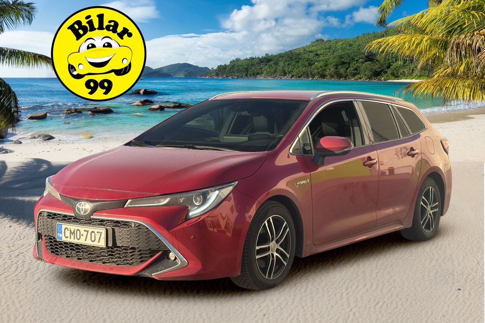 Toyota Corolla 2019 Touring Sports 2,0 Hybrid Style / Webasto / Adapt. vak / Vetokoukku / P-Kamera / Keyless / LED / Apple&Android - Huippuvarusteet! / Merkkihuollettu Suomi-Auto - HULLUT AVAJAISHULINAT KORKOTARJOUS 3,29 %