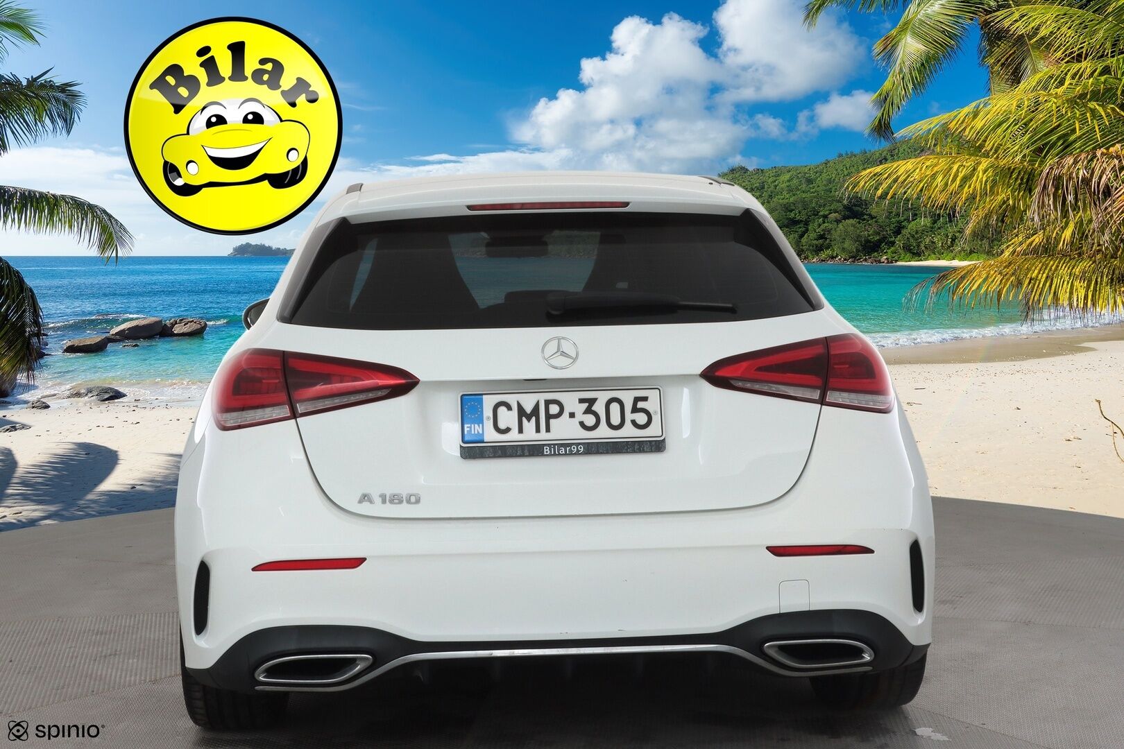 Mercedes-Benz A 2019 180 A Business AMG - | Sporttipenkit | Nahka-alcantara | P.kamera | Navi | LED | Lane Assist | Act. Brake Assist | Dynamic select | Lohko+sisähaara | 2x renkaat aluin | 