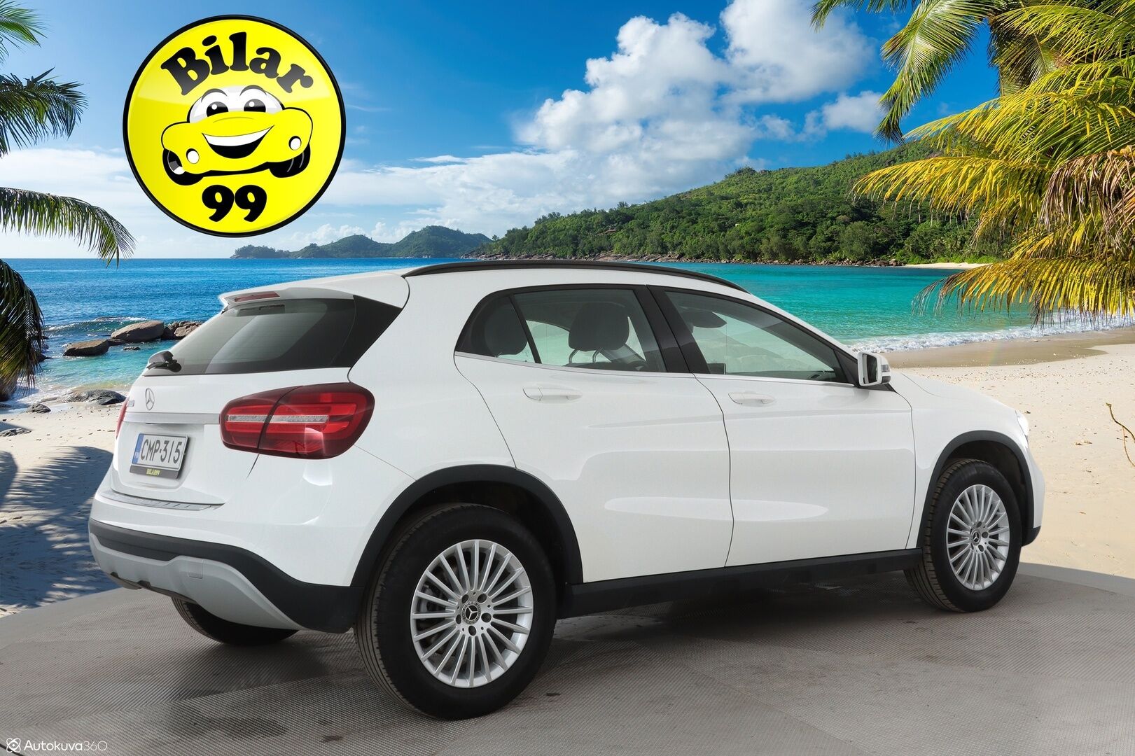 Mercedes-Benz GLA 2019 180 A Premium Business **1.Om Suomi-auto / Webasto / LED-High Performance / P. Kamera / Sporttipenkit / 2x Renkaat**