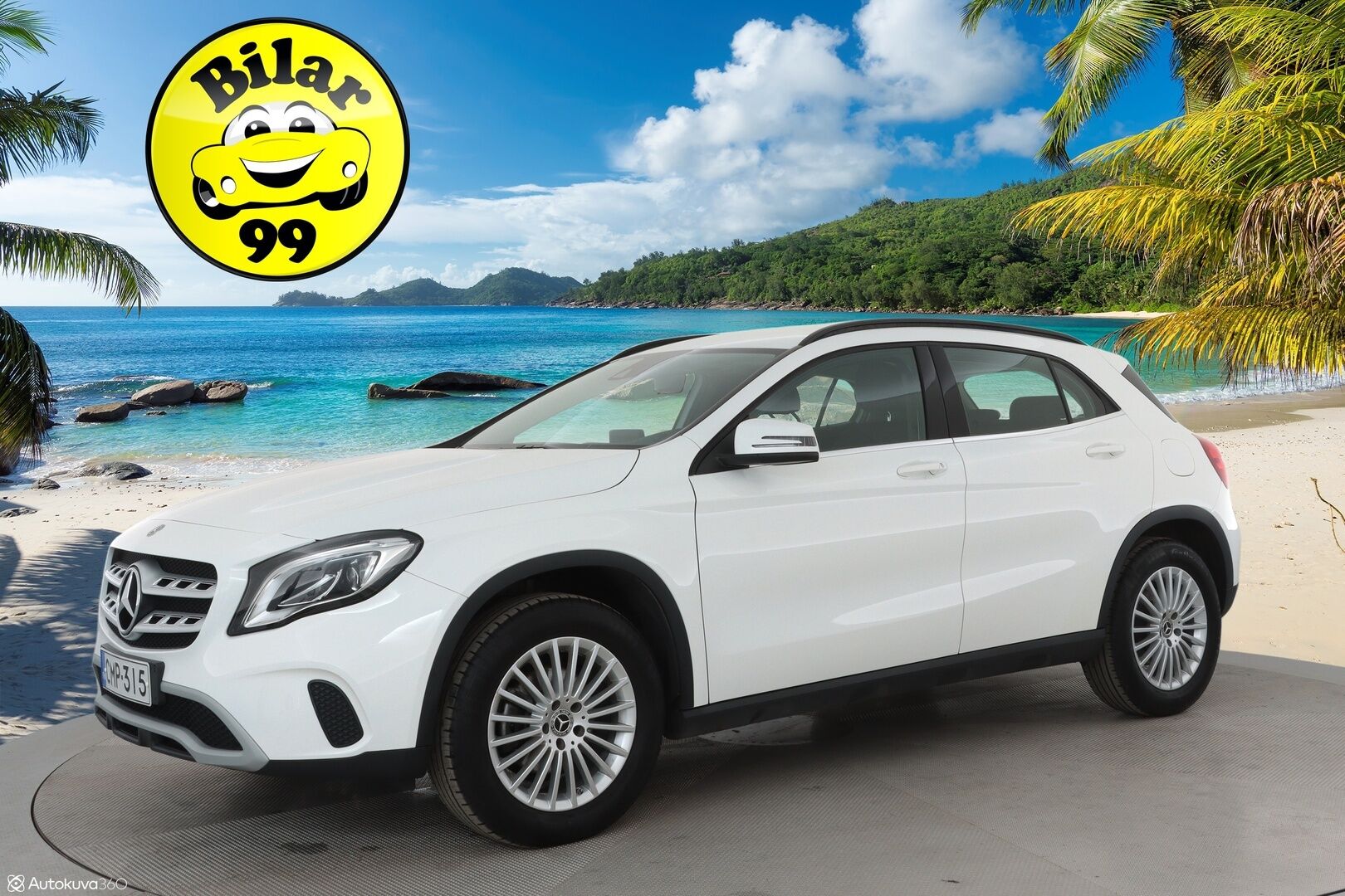 Mercedes-Benz GLA 2019 180 A Premium Business **1.Om Suomi-auto / Webasto / LED-High Performance / P. Kamera / Sporttipenkit / 2x Renkaat**