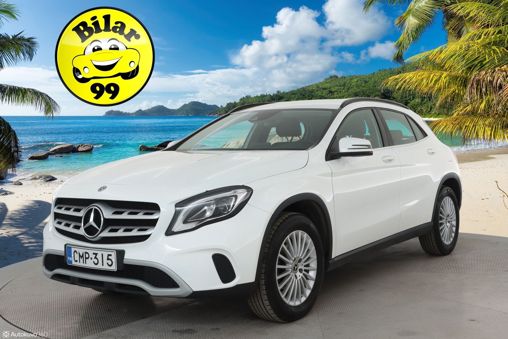 Mercedes-Benz GLA 2019 180 A Premium Business **1.Om Suomi-auto / Webasto / LED-High Performance / P. Kamera / Sporttipenkit / 2x Renkaat**