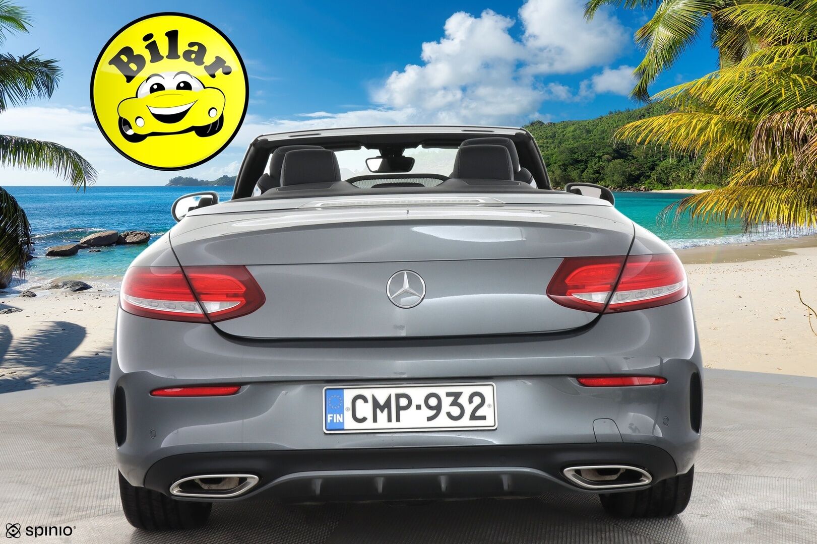 Mercedes-Benz C 2017 200 Cabriolet AMG - | AMG-Styling | Air-Scarf | Mustat nahat muisteilla | Vakkari | P-Kamera | 