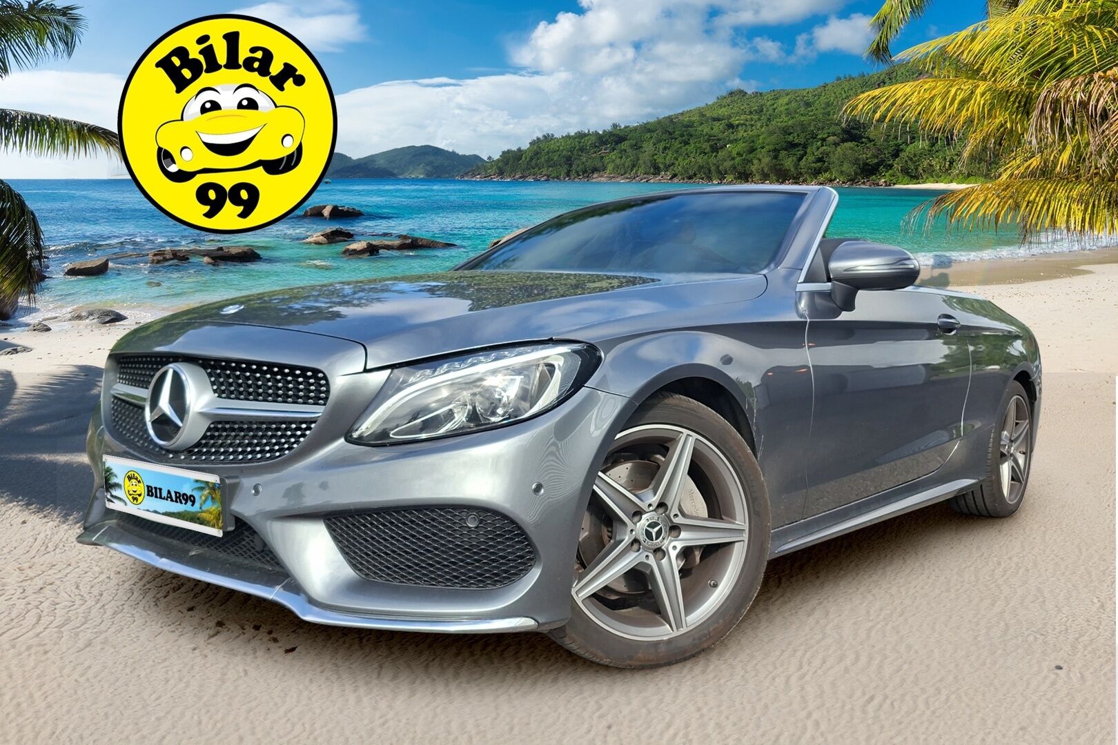 Mercedes-Benz C 2017 C 200 Avoauto (AE) 2ov 1991cm3 A - | AMG-Styling | Air-Scarf | Mustat nahat muisteilla | Vakkari | P-Kamera | 