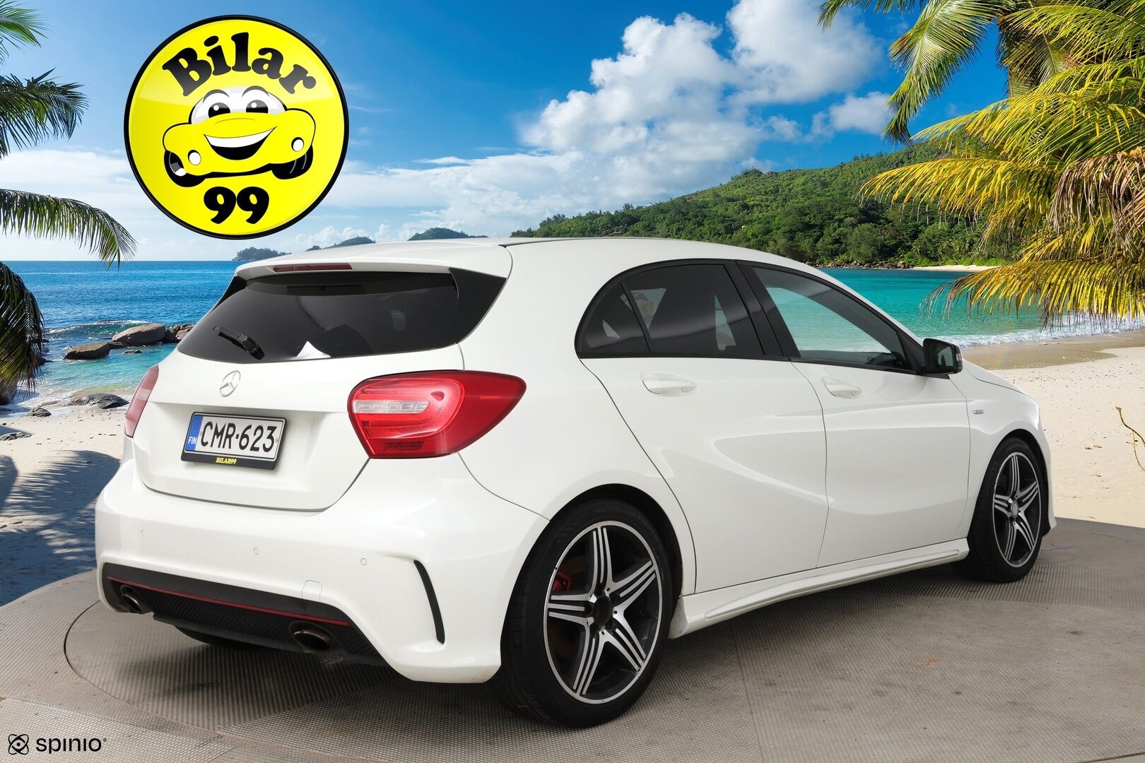 Mercedes-Benz A 2013 250 Sport A Premium Business AMG / Panorama / Harman/Kardon / Nahat / Comand / Bi-Xenon / Vakkari / - Jakoketju vaihdettu! / Punaiset vyöt / Night package /