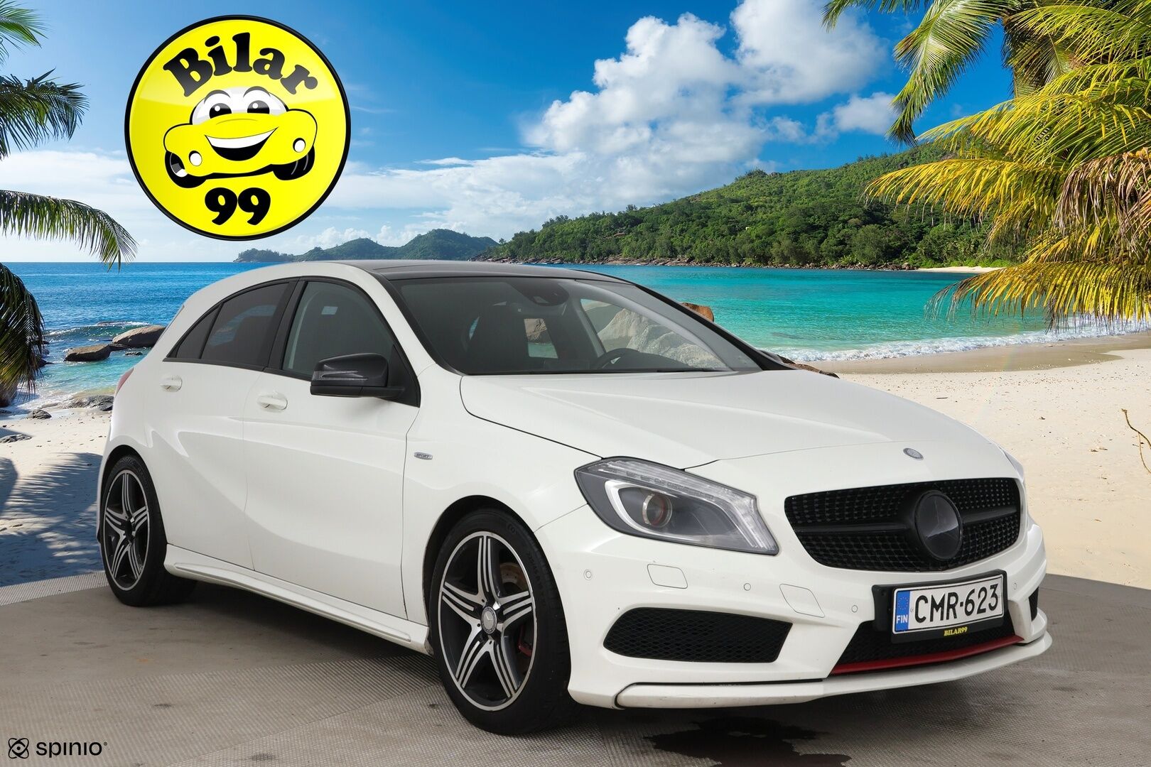 Mercedes-Benz A 2013 250 Sport A Premium Business AMG / Panorama / Harman/Kardon / Nahat / Comand / Bi-Xenon / Vakkari / - Jakoketju vaihdettu! / Punaiset vyöt / Night package /