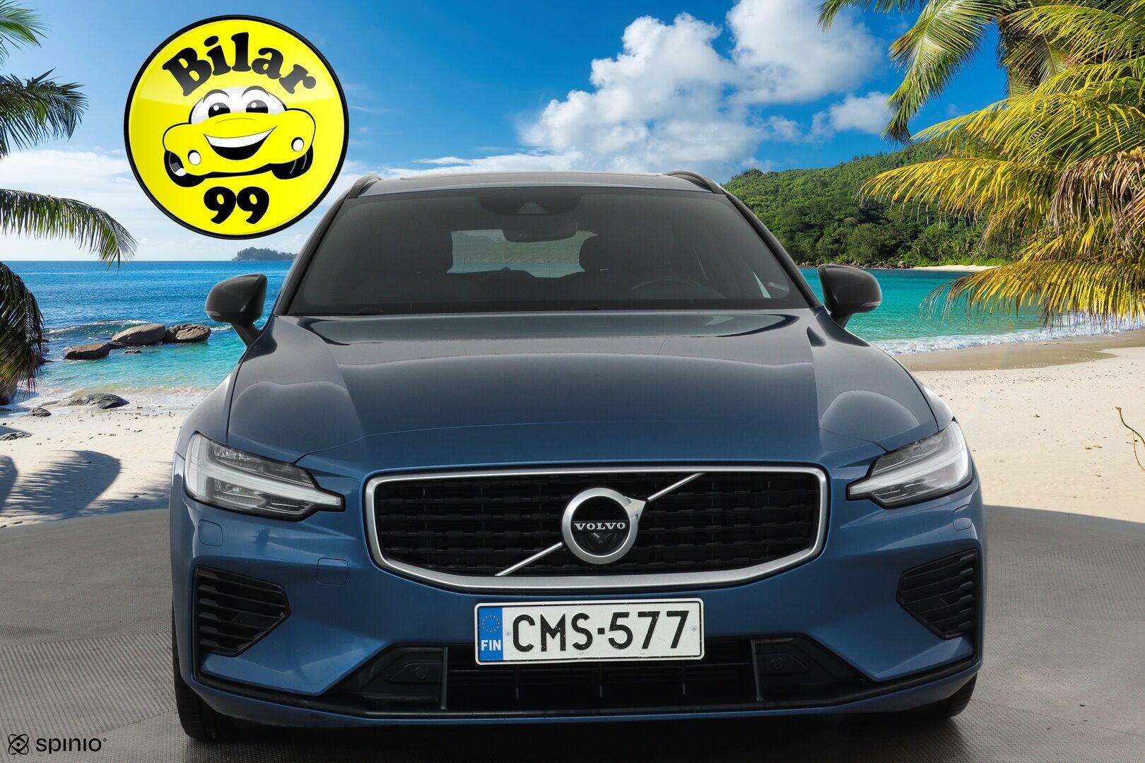 Volvo V60 2019 T8 AWD R-Design aut **Adapt.vakkari / H&K / 360° / Muistipenkit / Koukku / Webasto / Full LED / Panorama / HUD** - Suomi-auto / Merkkihuollettu / Kahdet renkaat aluvanteilla / Penkinlämmittimet takana / Ratinlämmitin / Sportti puolinahat / BLIS