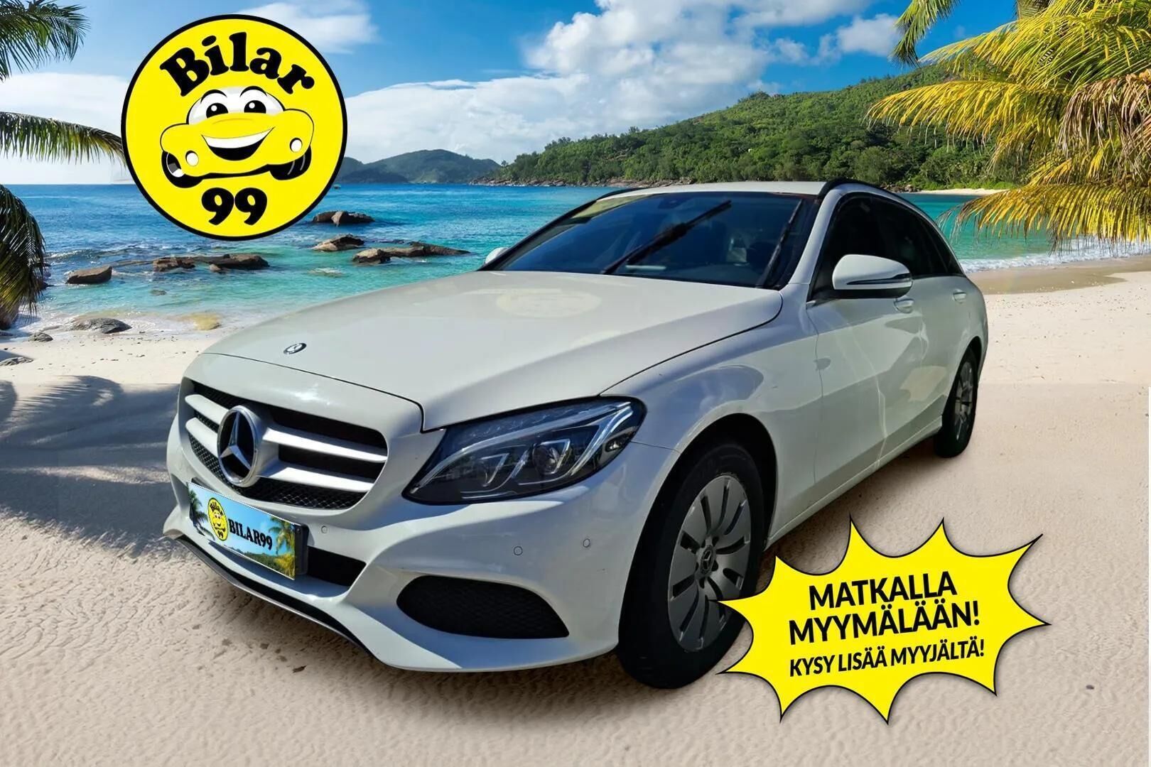 Mercedes-Benz C 2017 200 T A Premium Business - Vakkari | Led-valot | Sporttipenkit | Tulossa!