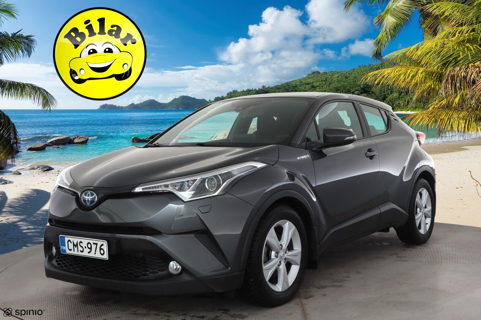Toyota C-HR 2019 1,8 Hybrid Active Edition - | ACC | P.kamera | Navi | Lohkolämmitin | Keyless | Lane Assist | RSA | Aut. pitkät | Bluetooth | 2x renkaat aluin | Huoltokirja | 