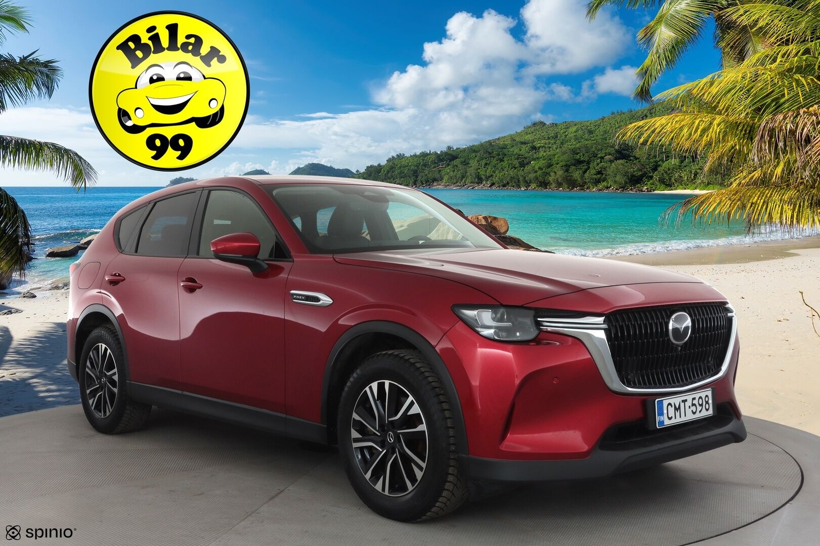 Mazda CX-60 2023 2.5 PHEV 8AT AWD Exclusive-Line Comfort * HUD / Bose / ACC / 360 / Ilmastoitu Muistipenkki / LED / Navi / Keyless * - Suomi-auto / 2x Latauskaapelit / Kahdet renkaat aluvanteilla