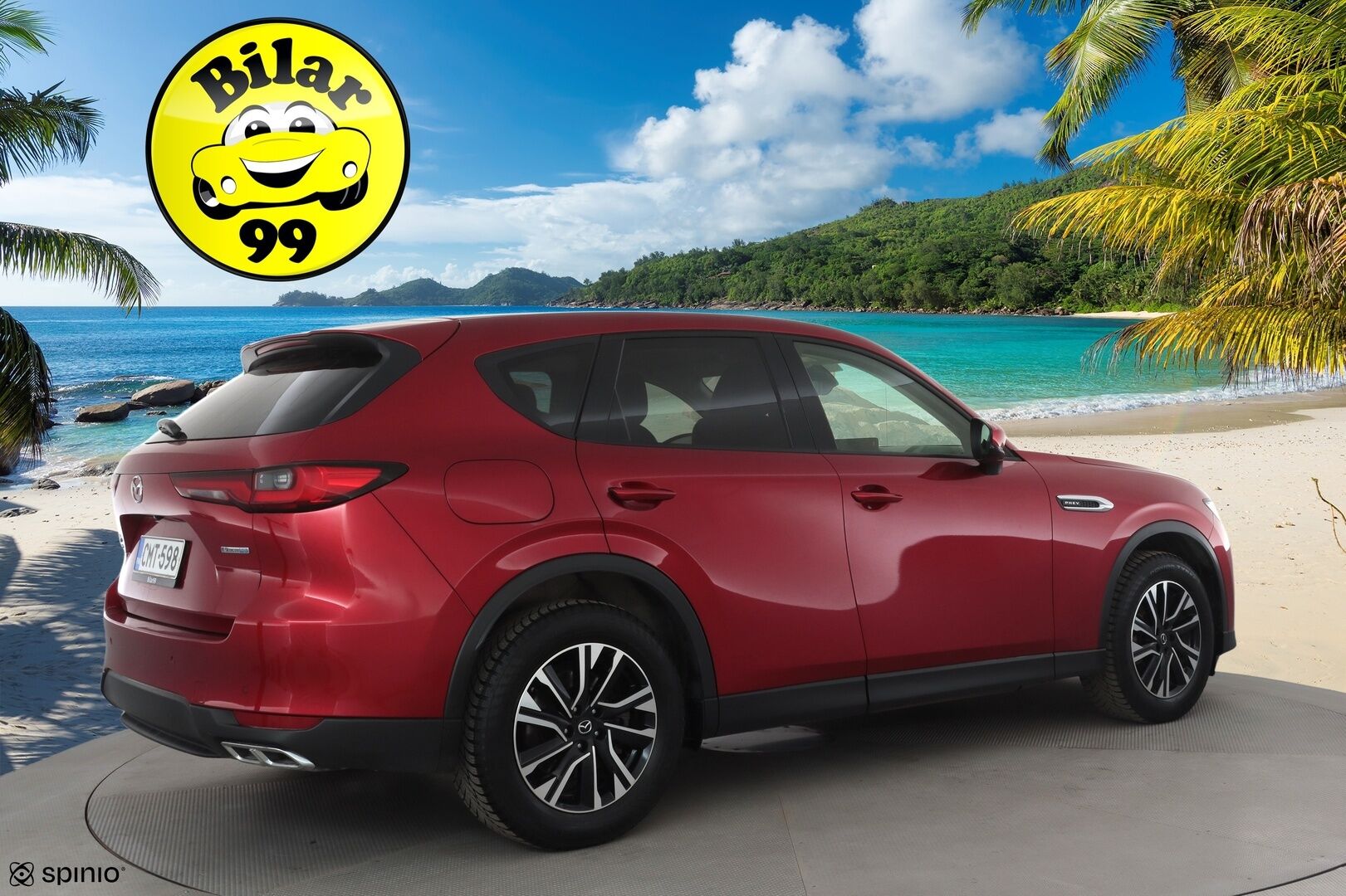 Mazda CX-60 2023 2.5 PHEV 8AT AWD Exclusive-Line Comfort * HUD / Bose / ACC / 360 / Ilmastoitu Muistipenkki / LED / Navi / Keyless * - Suomi-auto / 2x Latauskaapelit / Kahdet renkaat aluvanteilla