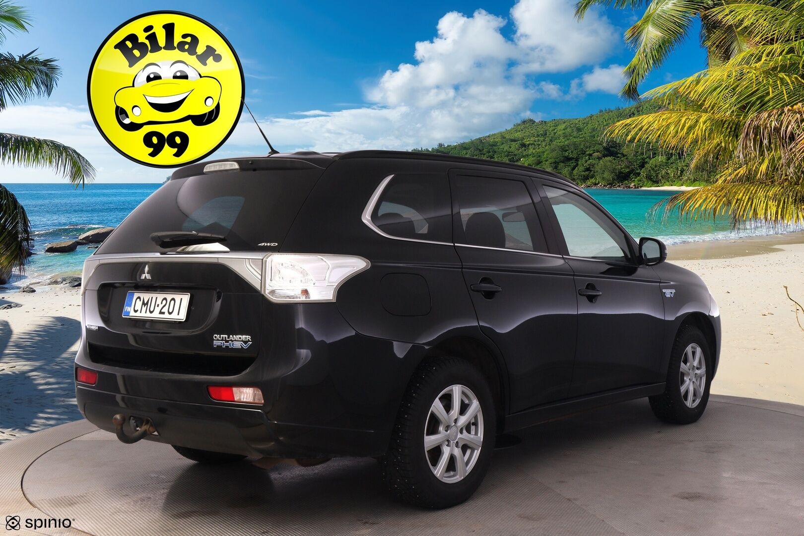 Mitsubishi OUTLANDER PHEV 2014 Instyle Navi 4WD 5P *Rockford Fosgate / Peruutuskamera / Koukku / Nahkasisusta / S.kontti / Navi* - Juuri huollettu ja leimattu! / 2xalumiini vantein