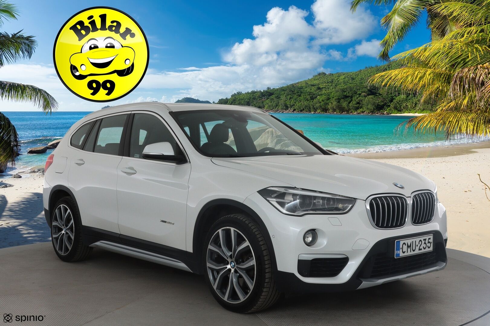 BMW X1 2016 F48 xDrive25dA Xline *ACC / Harman&Kardon / Panorama / HUD / Muistipenkit / ComfortAccess / P.kamera / Koukku* - Hyvät varusteet! 
