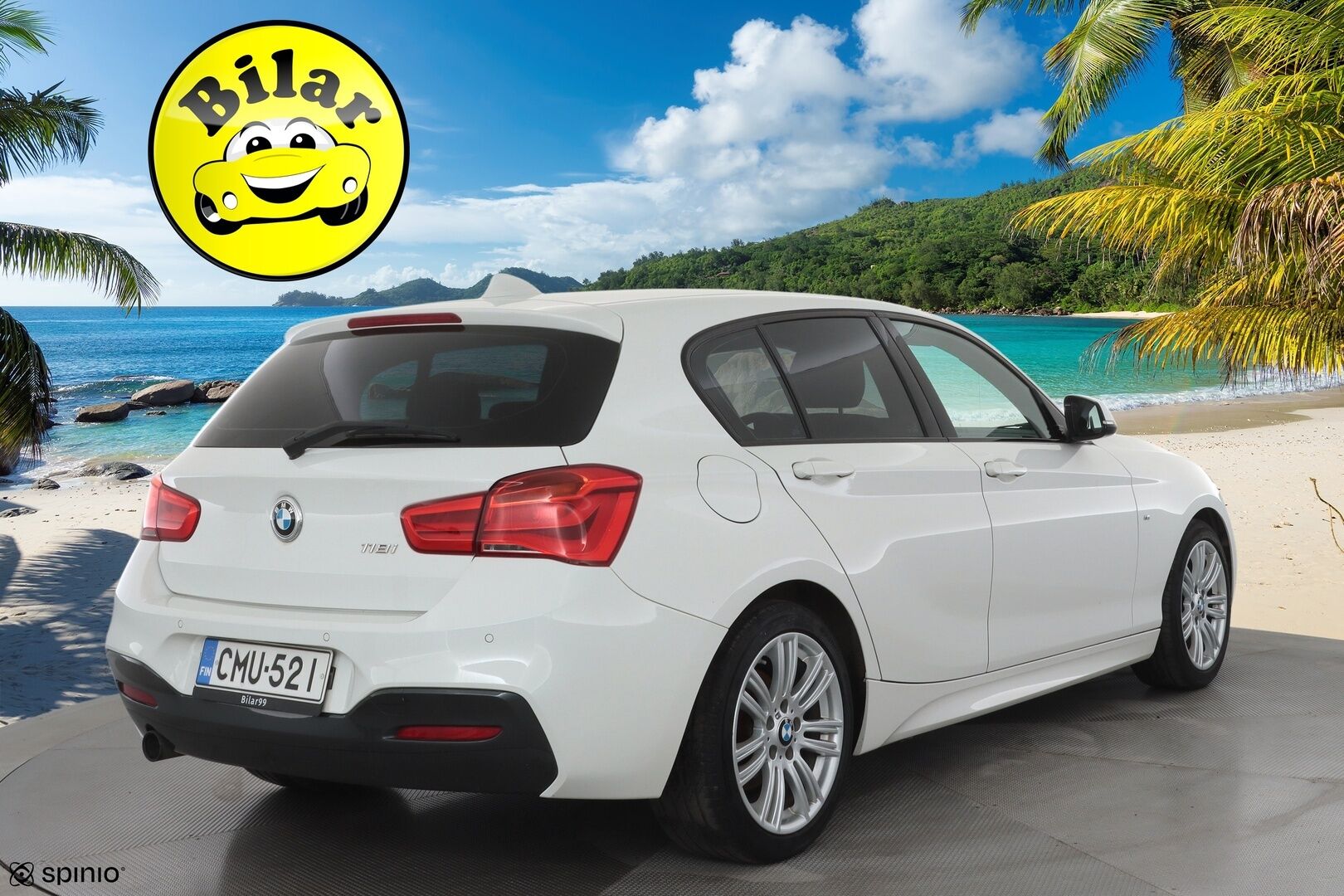 BMW 118 2017 F20 Hatchback 118i Business M Sport - Alcantara Sporttipenkit | ShadowLine | LED | M Sport Alusta | Vakkari | Peruutustutka | Näyttävä!