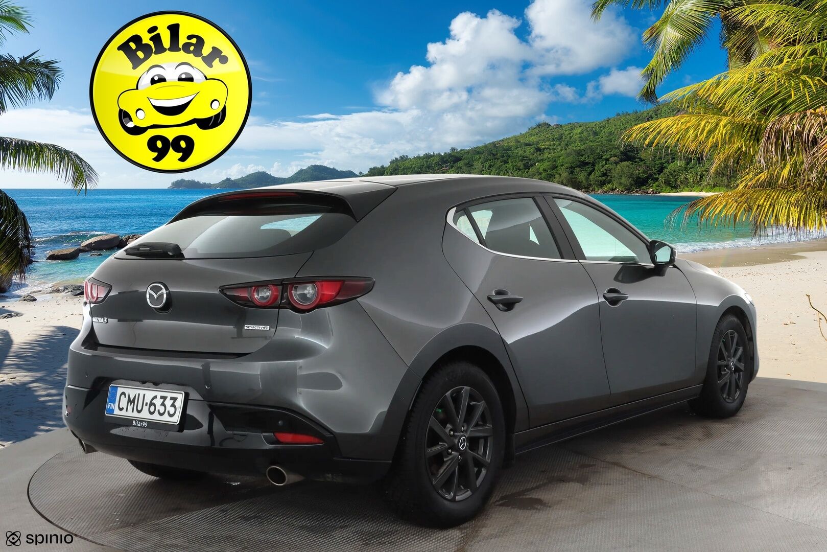 Mazda 3 2020 Hatchback 2,0 SKYACTIV-G Vision Plus Business AT * Webasto / ACC / LED / P.Kamera / Navi / Kaistavahti / Keyless * - HUD / Suomi-auto / Kahdet renkaat aluvanteilla - HULLUT AVAJAISHULINAT KORKOTARJOUS 3,29 %