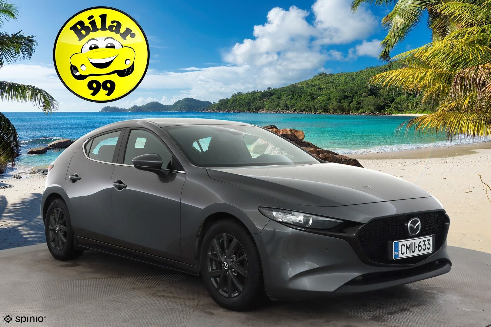 Mazda 3 2020 Hatchback 2,0 SKYACTIV-G Vision Plus Business AT * Webasto / ACC / LED / P.Kamera / Navi / Kaistavahti / Keyless * - HUD / Suomi-auto / Kahdet renkaat aluvanteilla - HULLUT AVAJAISHULINAT KORKOTARJOUS 3,29 %