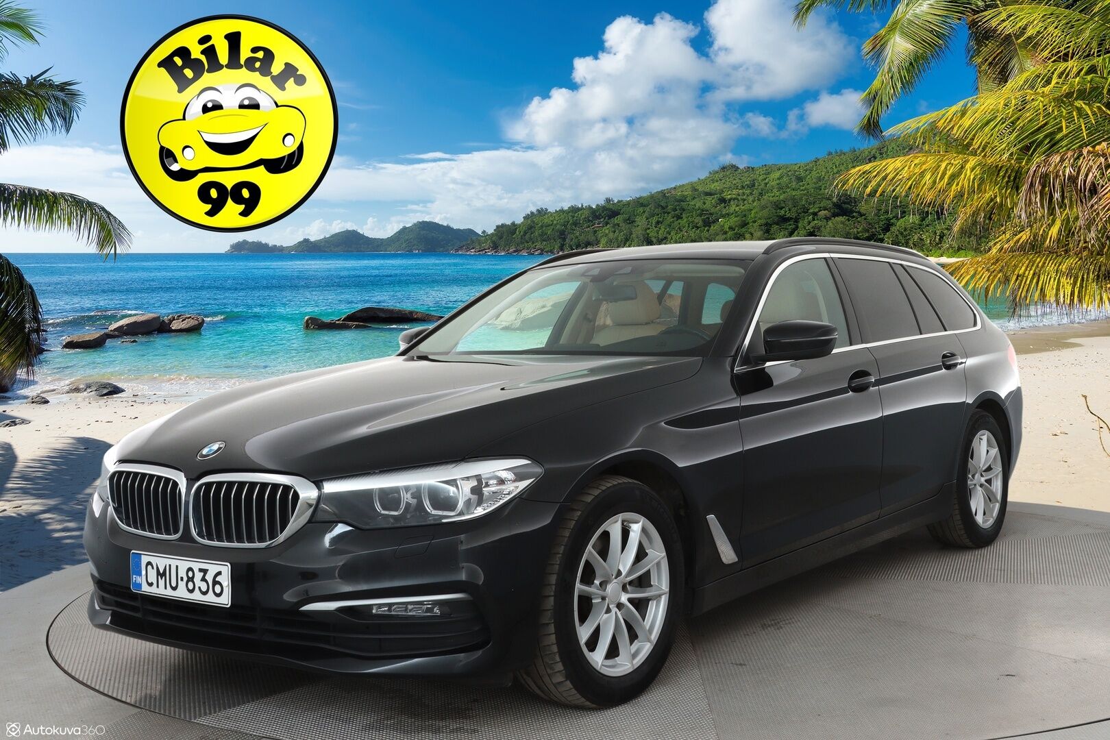 BMW 520 2019 G31 Touring 520d A xDrive Business **Webasto / Koukku / P. Kamera / LED-valot / HiFi / AC / KeylessGo / 2x Renkaat** - Webasto / P. Kamera / LED-valot / HiFi / Vakkari / Aut. Ilmastointi / KeylessGo / 2x Renkaat