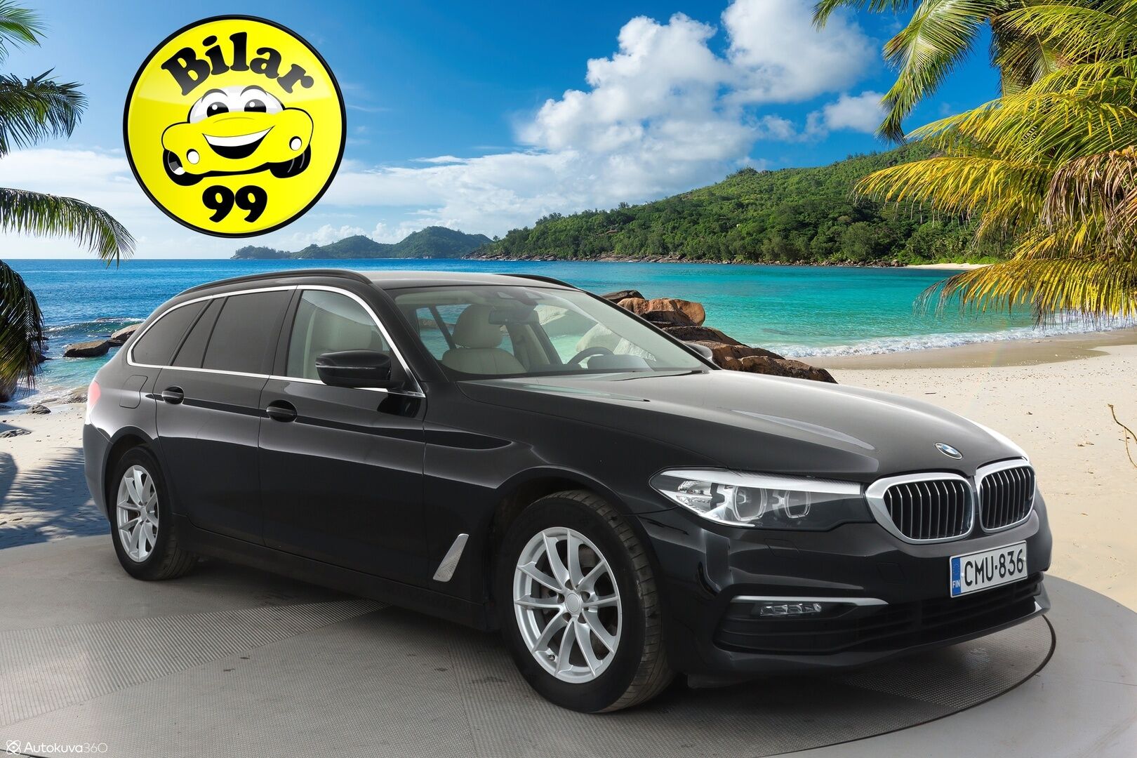 BMW 520 2019 G31 Touring 520d A xDrive Business **Webasto / Koukku / P. Kamera / LED-valot / HiFi / AC / KeylessGo / 2x Renkaat** - Webasto / P. Kamera / LED-valot / HiFi / Vakkari / Aut. Ilmastointi / KeylessGo / 2x Renkaat