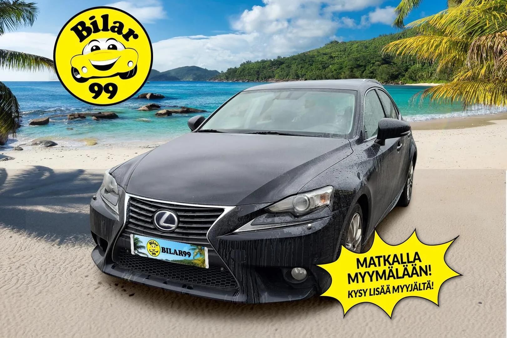 Lexus IS 2014 300h Comfort Business *Ratin lämmitin / Vakkari / P.tutkat / Puolnahat / BT-media * - Tuonti auto (Ruotsi) Avaimeton käynnistys / Lämmitettävä tuulilasi /Navigointijärjestelmä / Penkinlämmittimet / Sport-ohjauspyörä ratinlämmityksellä ja vaihteenvalitsimilla / 2xRenkaat / 2x avaimet * - HULLUT AVAJAISHULINAT KORKOTARJOUS 3,29 %