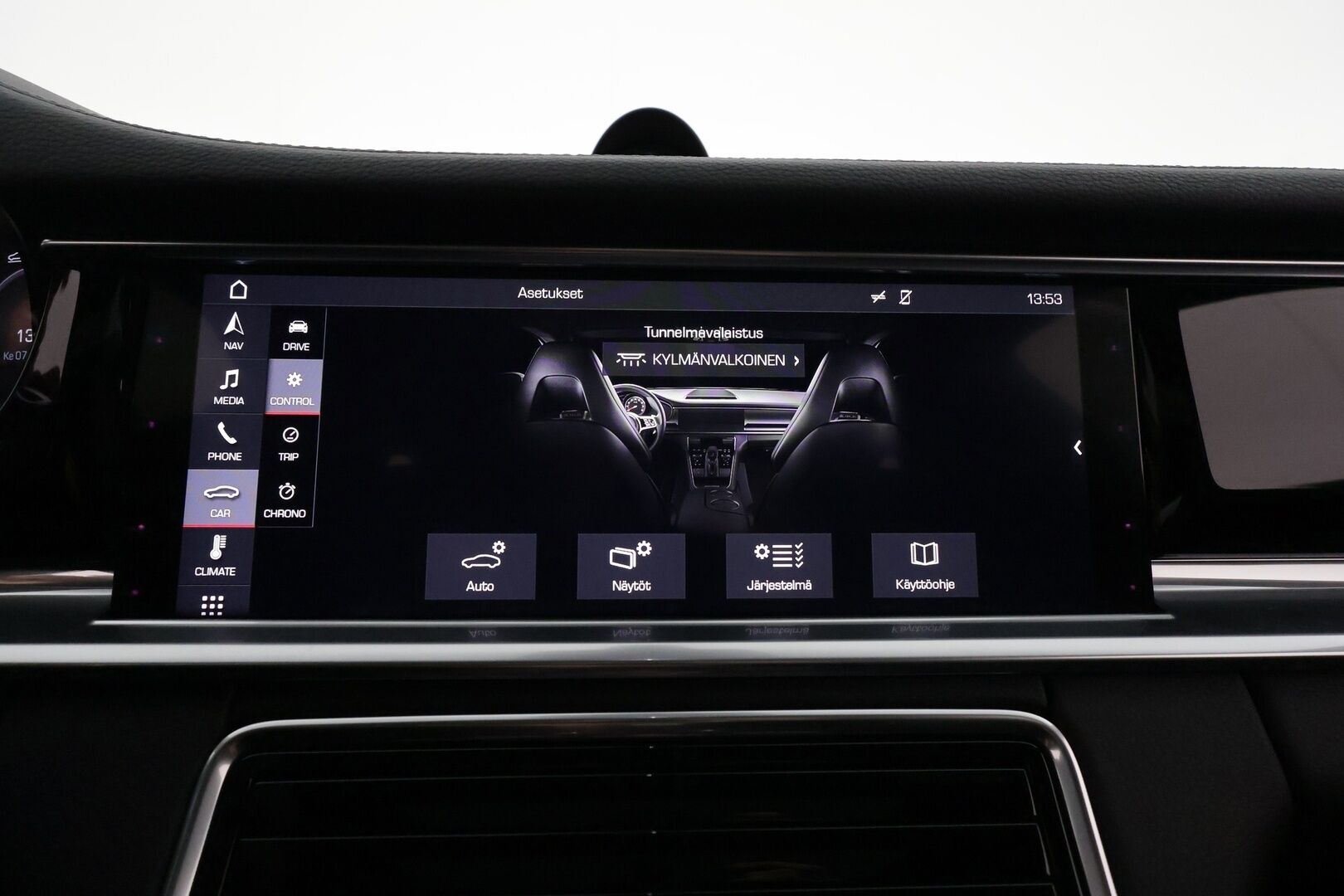 Porsche Panamera 2019 2,9, 4 E-Hybrid SportDesign **1.Om Suomi-auto / Panorama / Adapt.vakkari / 360° Kamera / HUD / 14-ist** - 2,99 % KORKOTARJOUS TÄHÄN AUTOON - Bose / Sport-Putkisto / PDLS+ / Navi / Kaistavahti / KeylessGO / 2x Renkaat