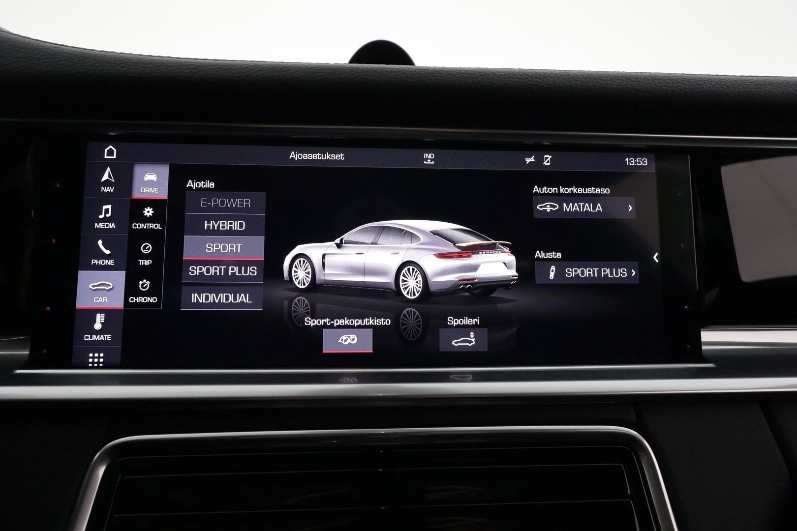 Porsche Panamera 2019 2,9, 4 E-Hybrid SportDesign **1.Om Suomi-auto / Panorama / Adapt.vakkari / 360° Kamera / HUD / 14-ist** - 2,99 % KORKOTARJOUS TÄHÄN AUTOON - Bose / Sport-Putkisto / PDLS+ / Navi / Kaistavahti / KeylessGO / 2x Renkaat