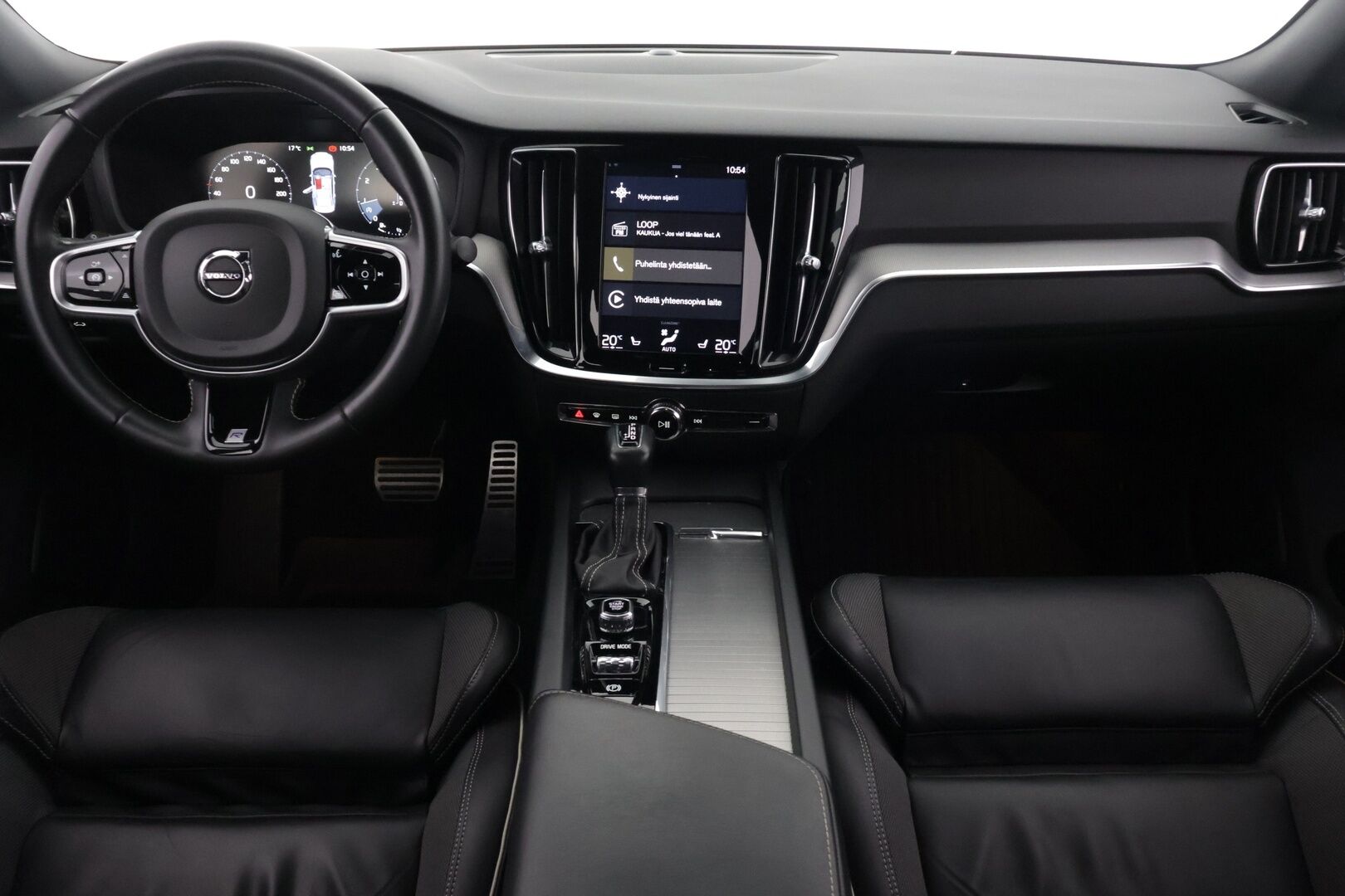 Volvo S60 2020 T5 AWD Business R-Design aut / Webasto / Pilot Assist / P-kamera / Sporttinahat / Muistipenkki / Keyless / Ratinlämmitin - 2-omisteinen Suomi-auto / Merkkihuollettu / Huippuvarusteet!