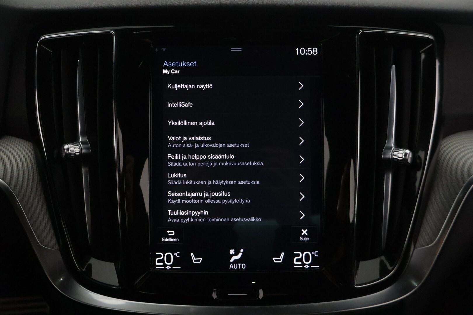 Volvo S60 2020 T5 AWD Business R-Design aut / Webasto / Pilot Assist / P-kamera / Sporttinahat / Muistipenkki / Keyless / Ratinlämmitin - 2-omisteinen Suomi-auto / Merkkihuollettu / Huippuvarusteet!