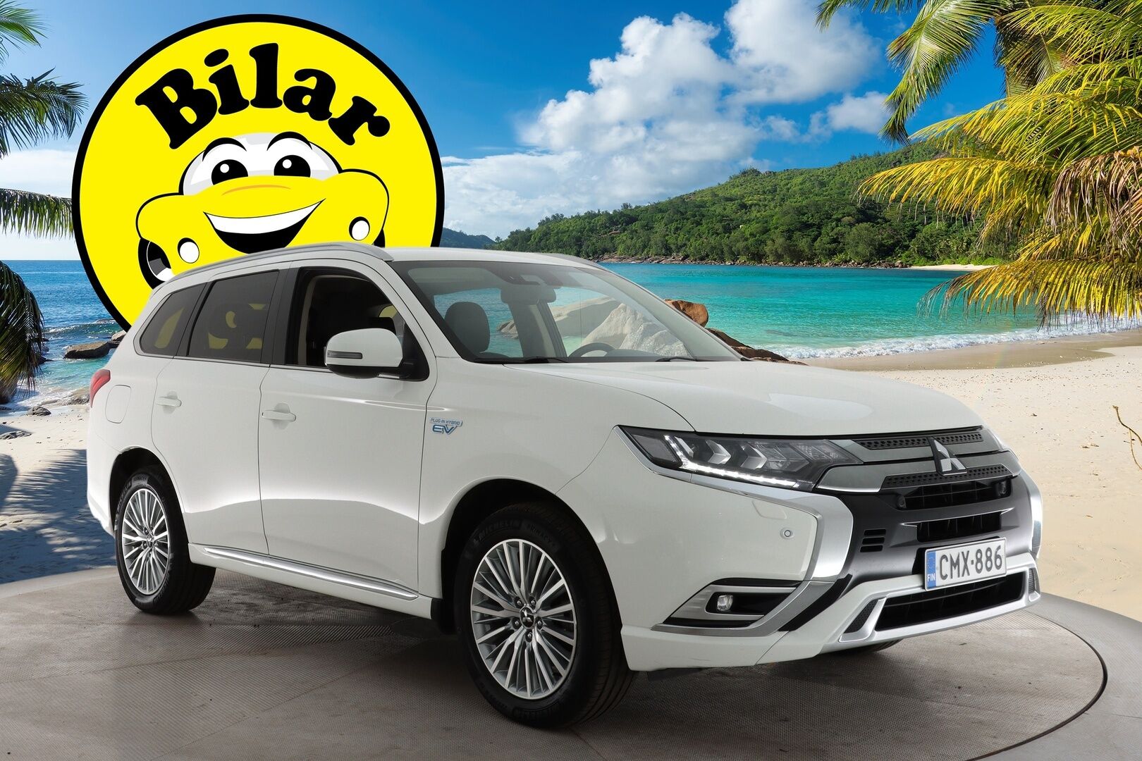Mitsubishi Outlander PHEV 2019 2.4 Intense 4WD *ACC / Peruutuskamera / Koukku / Sähk.esilämmitin / Nahka-Alcantara / KeylessGo*
