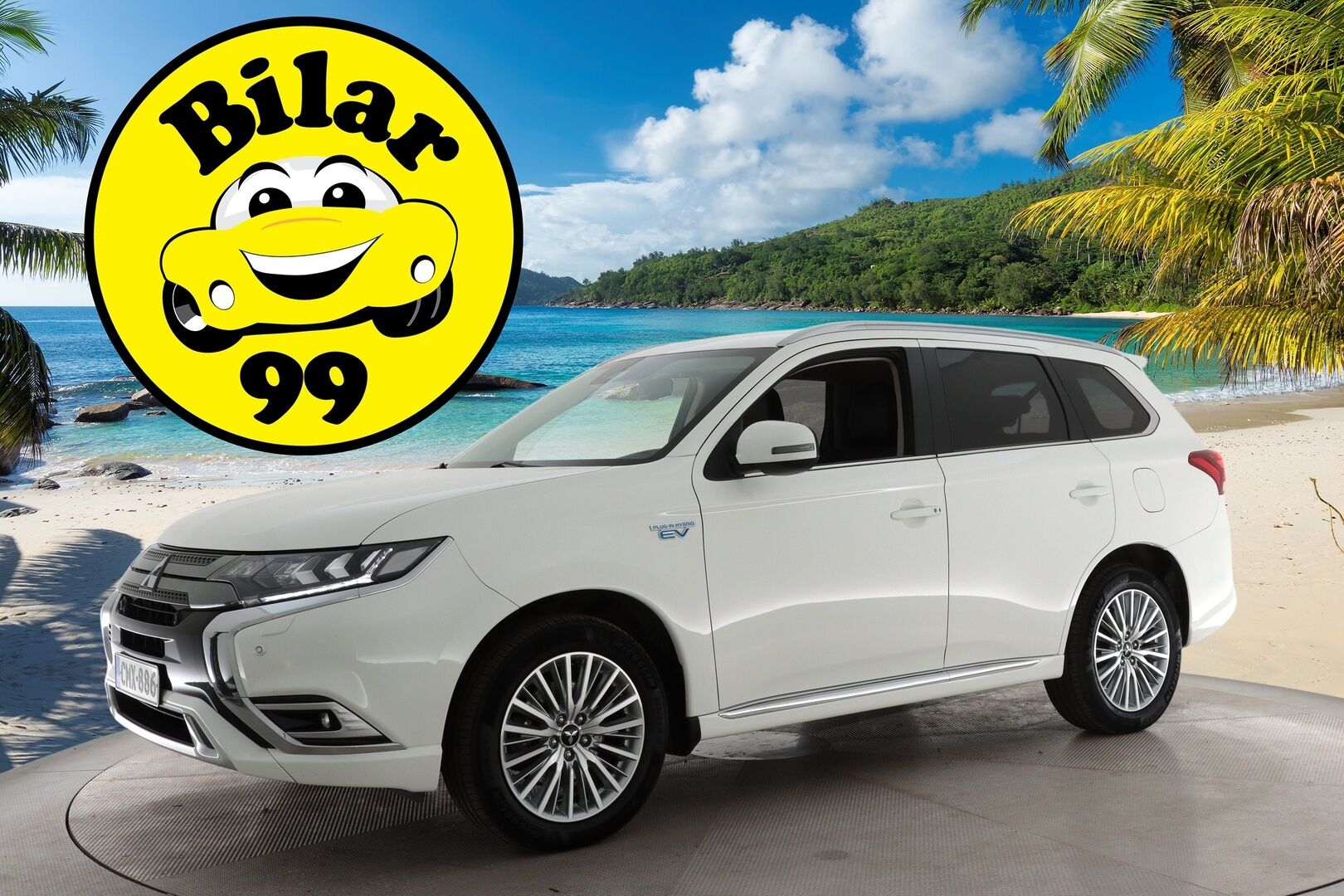 Mitsubishi Outlander PHEV 2019 2.4 Intense 4WD *ACC / Peruutuskamera / Koukku / Sähk.esilämmitin / Nahka-Alcantara / KeylessGo*