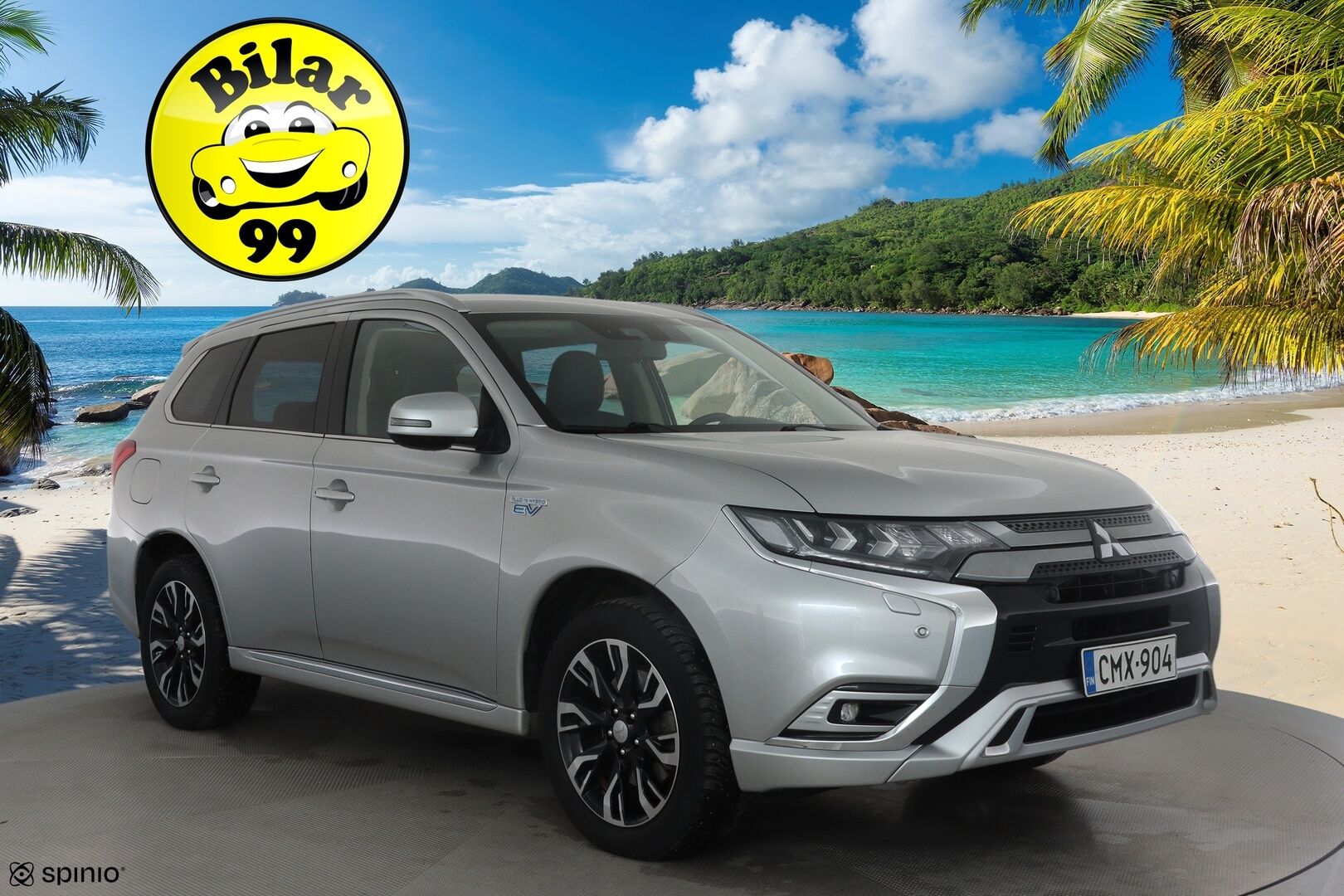 Mitsubishi Outlander PHEV 2019 Intense Business 4WD 5P * ACC / P.kamera / Koukku / Puolinahat / KeylessGo * - Suomi-auto / Kahdet renkaat aluvanteilla / Akku kuntotarkastettu! 