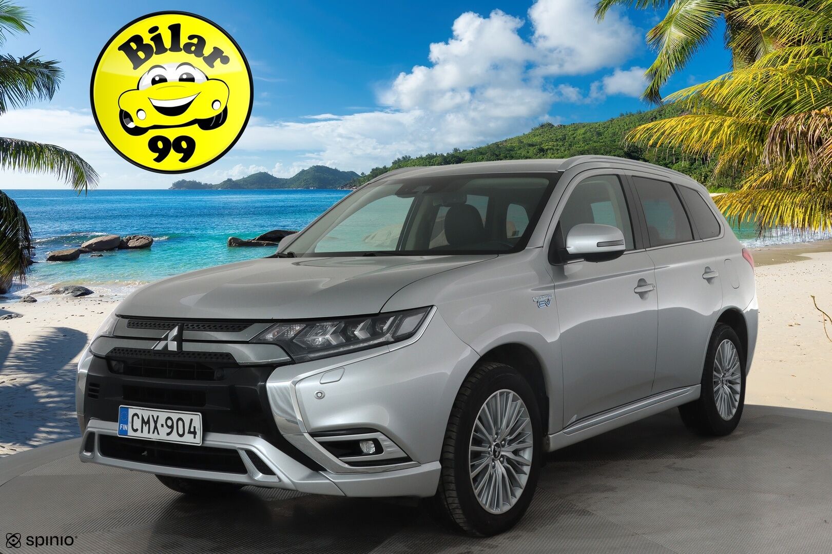 Mitsubishi Outlander PHEV 2019 Intense Business 4WD 5P * ACC / P.kamera / Koukku / Puolinahat / KeylessGo * - Suomi-auto / Kahdet renkaat aluvanteilla / Akku kuntotarkastettu! 