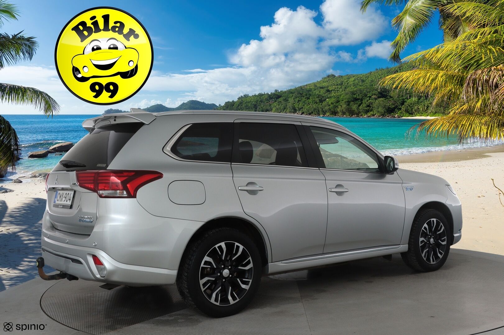 Mitsubishi Outlander PHEV 2019 Intense Business 4WD 5P * ACC / P.kamera / Koukku / Puolinahat / KeylessGo * - Suomi-auto / Kahdet renkaat aluvanteilla / Akku kuntotarkastettu! 