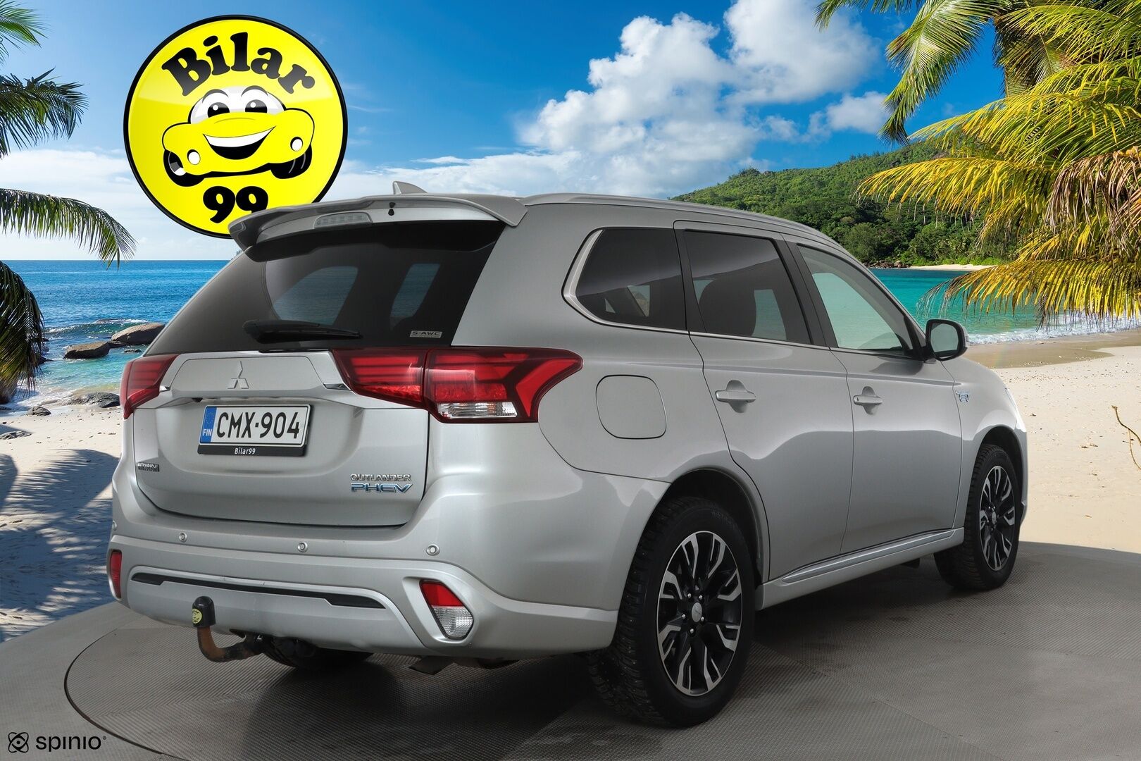 Mitsubishi Outlander PHEV 2019 Intense Business 4WD 5P * ACC / P.kamera / Koukku / Puolinahat / KeylessGo * - Suomi-auto / Kahdet renkaat aluvanteilla / Akku kuntotarkastettu! 