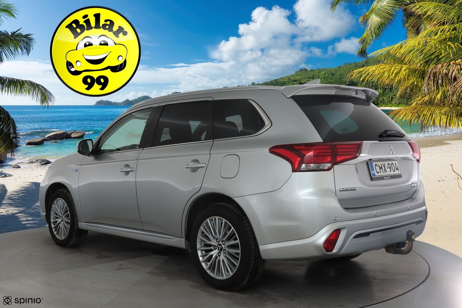 Mitsubishi Outlander PHEV 2019 Intense Business 4WD 5P * ACC / P.kamera / Koukku / Puolinahat / KeylessGo * - Suomi-auto / Kahdet renkaat aluvanteilla / Akku kuntotarkastettu! 