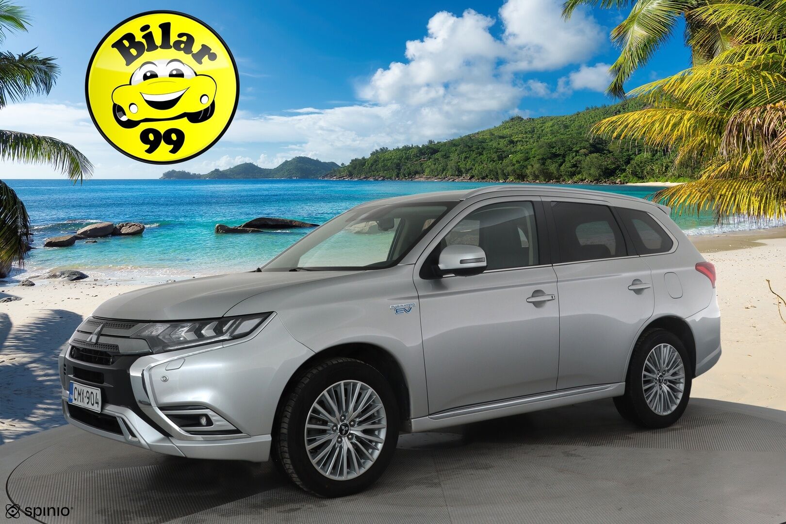 Mitsubishi Outlander PHEV 2019 Intense Business 4WD 5P * ACC / P.kamera / Koukku / Puolinahat / KeylessGo * - Suomi-auto / Kahdet renkaat aluvanteilla / Akku kuntotarkastettu! 