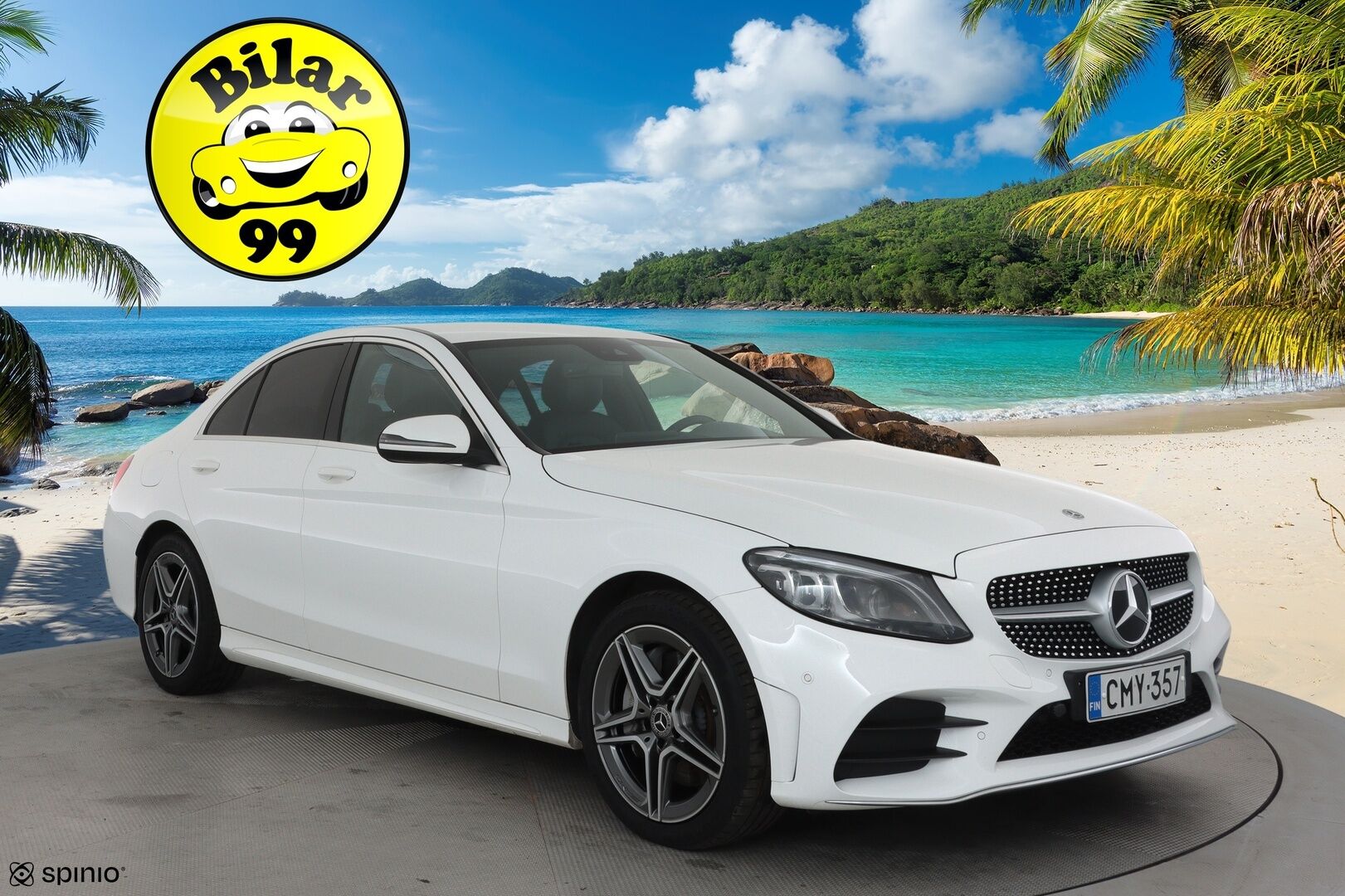 Mercedes-Benz C 2020 300 d 4MATIC A Business AMG - 3,99 % KORKOTARJOUS TÄHÄN AUTOON 31.8. ASTI! - Suomiauto / Multibeam LED / Nahkasisusta / Peruutuskamera / Lohko & Sisäpistoke / Comand Navi / Näyttävä!