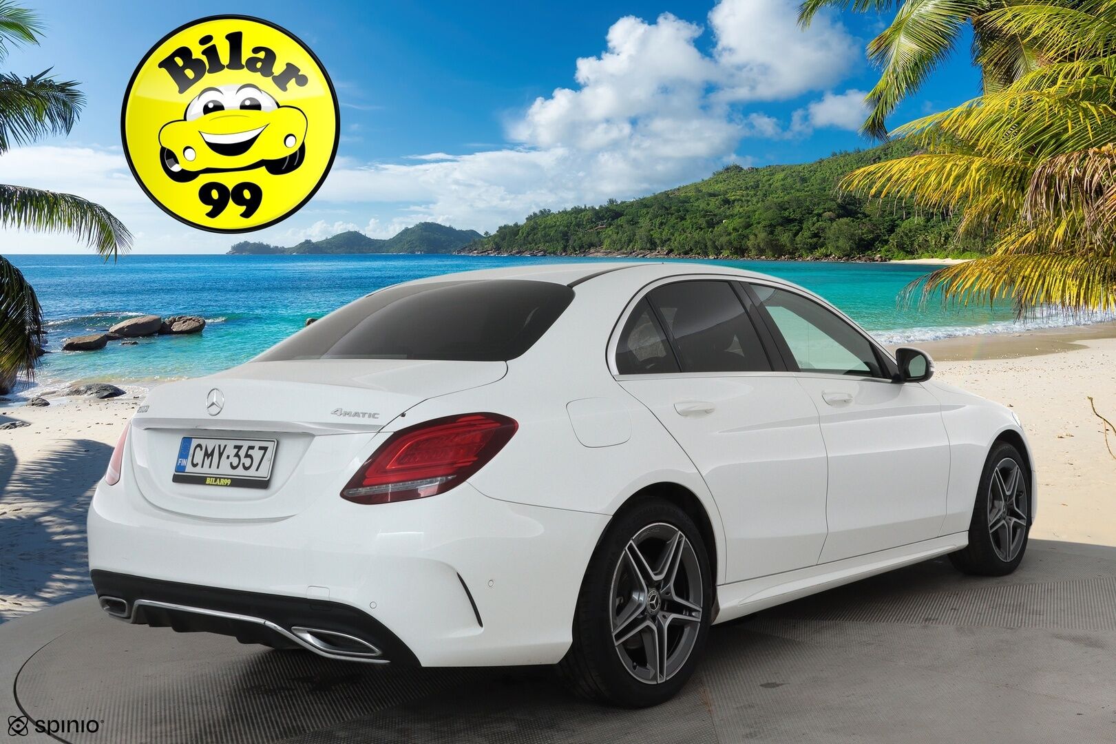 Mercedes-Benz C 2020 300 d 4MATIC A Business AMG - 3,99 % KORKOTARJOUS TÄHÄN AUTOON 31.8. ASTI! - Suomiauto / Multibeam LED / Nahkasisusta / Peruutuskamera / Lohko & Sisäpistoke / Comand Navi / Näyttävä!