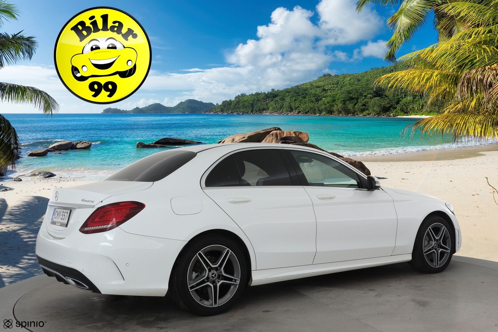 Mercedes-Benz C 2020 300 d 4MATIC A Business AMG - 3,99 % KORKOTARJOUS TÄHÄN AUTOON 31.8. ASTI! - Suomiauto / Multibeam LED / Nahkasisusta / Peruutuskamera / Lohko & Sisäpistoke / Comand Navi / Näyttävä!
