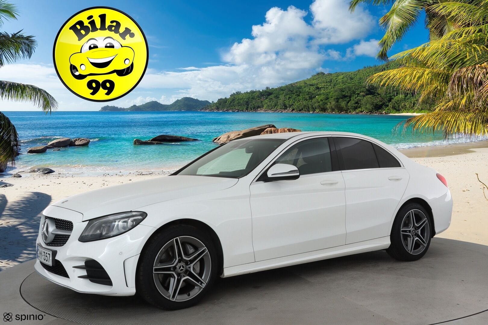 Mercedes-Benz C 2020 300 d 4MATIC A Business AMG - 3,99 % KORKOTARJOUS TÄHÄN AUTOON 31.8. ASTI! - Suomiauto / Multibeam LED / Nahkasisusta / Peruutuskamera / Lohko & Sisäpistoke / Comand Navi / Näyttävä!