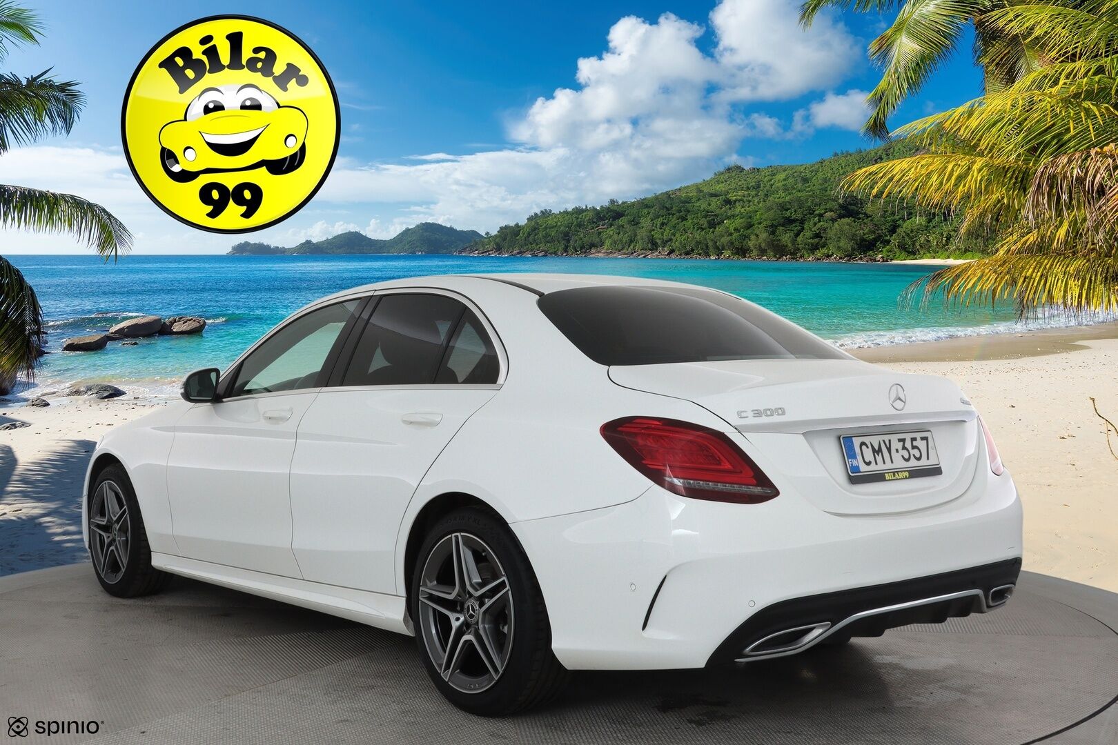 Mercedes-Benz C 2020 300 d 4MATIC A Business AMG - 3,99 % KORKOTARJOUS TÄHÄN AUTOON 31.8. ASTI! - Suomiauto / Multibeam LED / Nahkasisusta / Peruutuskamera / Lohko & Sisäpistoke / Comand Navi / Näyttävä!