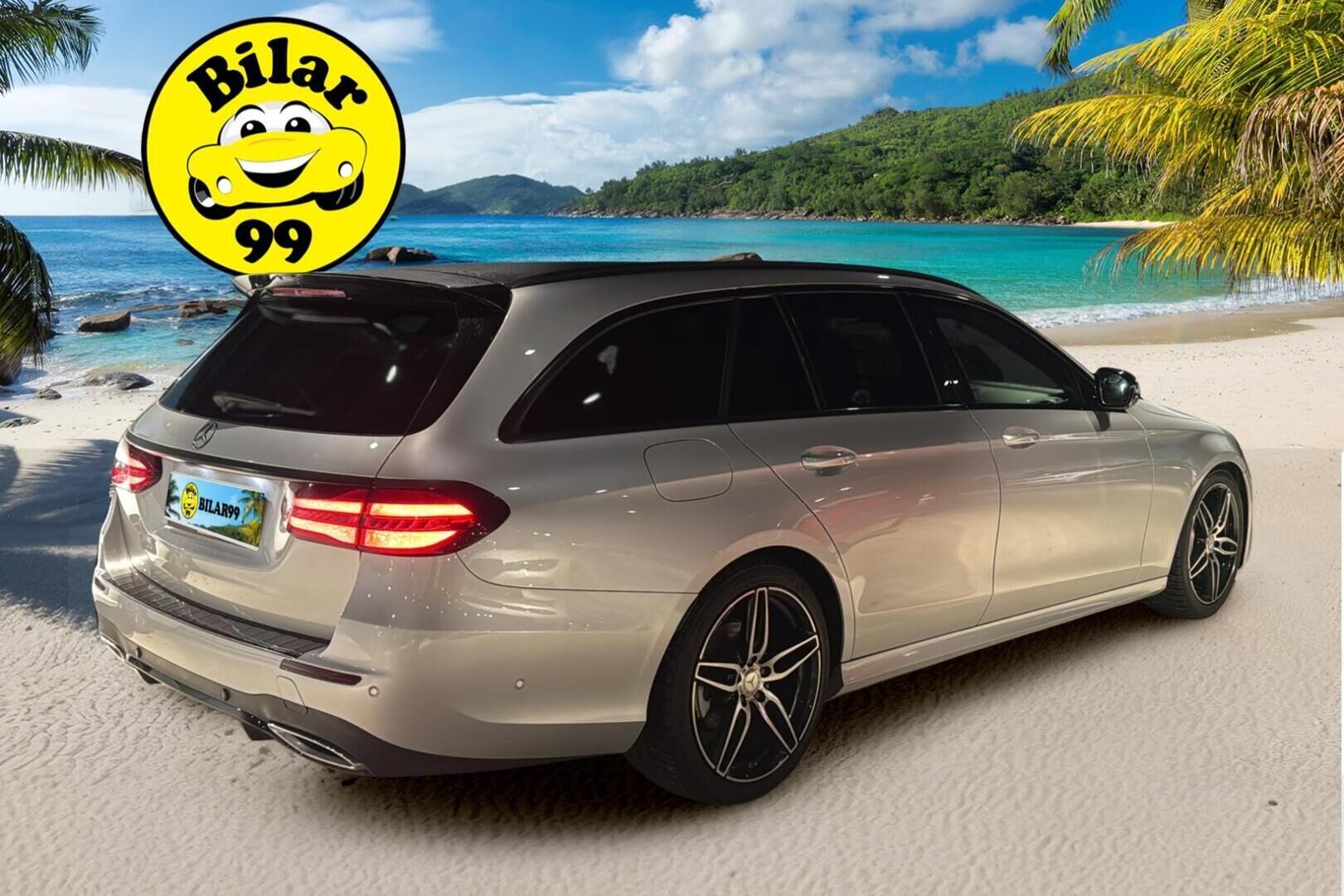 Mercedes-Benz E 2017 220d T A Premium Business AMG */ Burmester / 360 / HUD / Panorama / Widescreen / Koukku / Lohko / 2x renkaat - Huippuvarusteltu / Ilmainen kotiintoimitus