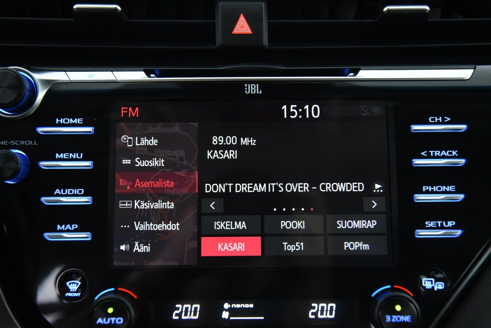 Toyota Camry 2019 2,5 Hybrid Premium / Adapt.vakkari / LED / HUD / JBL /  P.kamera / Kaistavahti / Blis - Hieno Suomi-auto kattavilla varusteilla!
