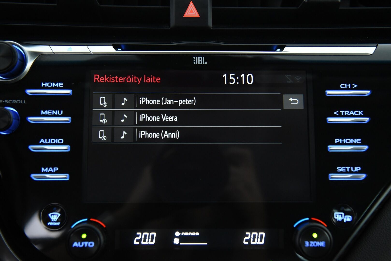 Toyota Camry 2019 2,5 Hybrid Premium / Adapt.vakkari / LED / HUD / JBL /  P.kamera / Kaistavahti / Blis - Hieno Suomi-auto kattavilla varusteilla!