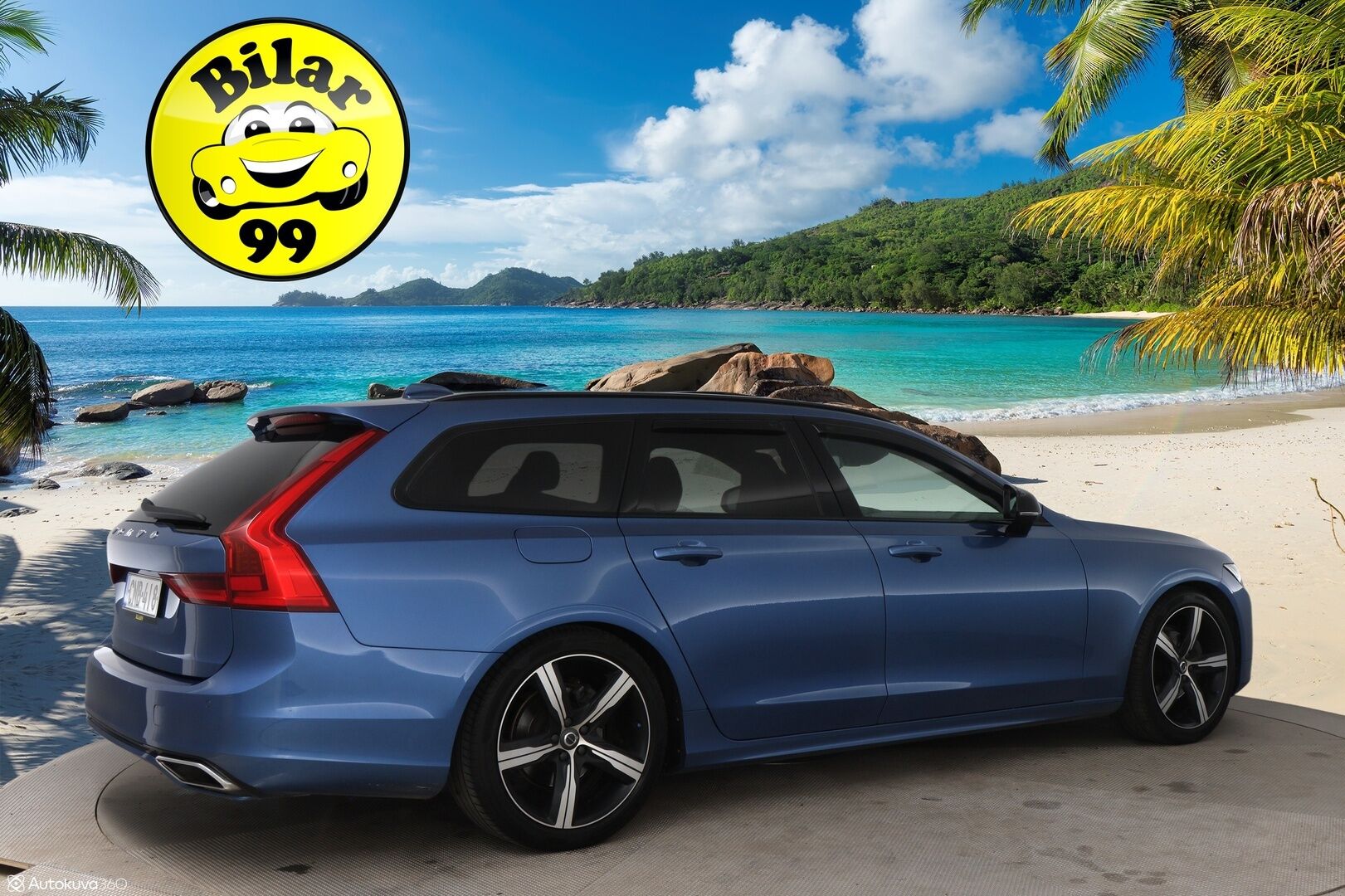 Volvo V90 2020 D3 Business R-Design aut / Adapt. Vakkari / Panorama / H&K / Koukku / P-kamera / BLIS / Muistipenkki / Apple&Android - 2 omisteinen Suomi-Auto merkkihuollettuna!