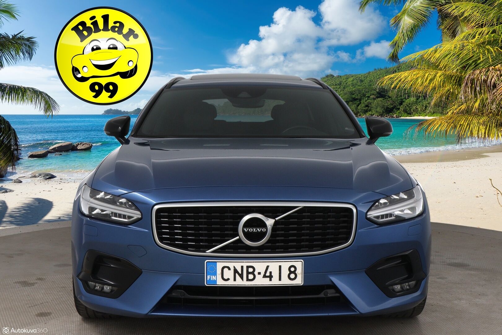 Volvo V90 2020 D3 Business R-Design aut / Adapt. Vakkari / Panorama / H&K / Koukku / P-kamera / BLIS / Muistipenkki / Apple&Android - 2 omisteinen Suomi-Auto merkkihuollettuna!