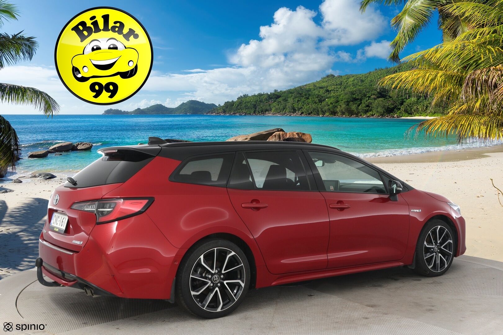 Toyota Corolla 2019 Touring Sports 2,0 Hybrid Premium - *HUD / Adapt. vakkari / Peruutuskamera / Nahkasisusta / Vetokoukku / JBL Audio / 2x Toyotan aluvanteet / Merkkihuollettu / Upea väriyhdistelmä*