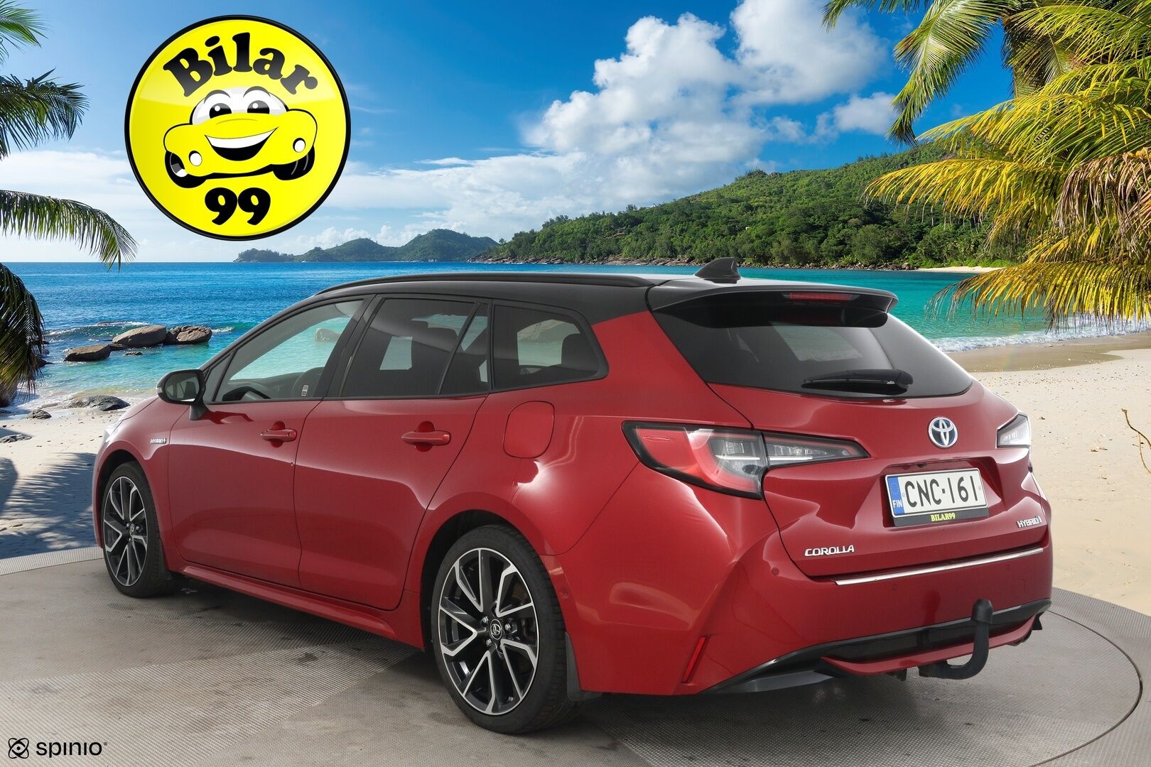 Toyota Corolla 2019 Touring Sports 2,0 Hybrid Premium - *HUD / Adapt. vakkari / Peruutuskamera / Nahkasisusta / Vetokoukku / JBL Audio / 2x Toyotan aluvanteet / Merkkihuollettu / Upea väriyhdistelmä*